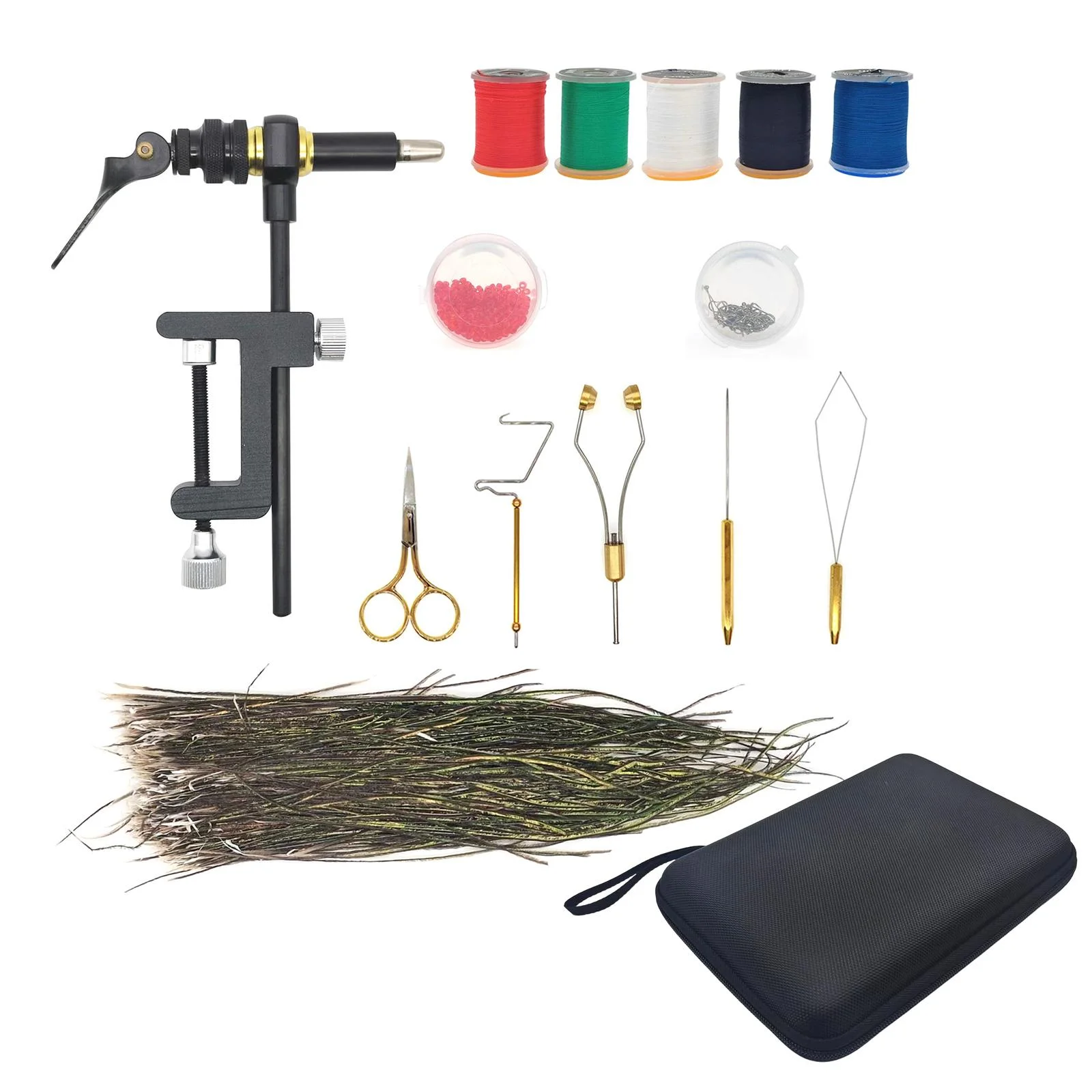 Multifunction Rotary Fly Tying Vise Tools Fly Tying Vise Table for Outdoor Activities