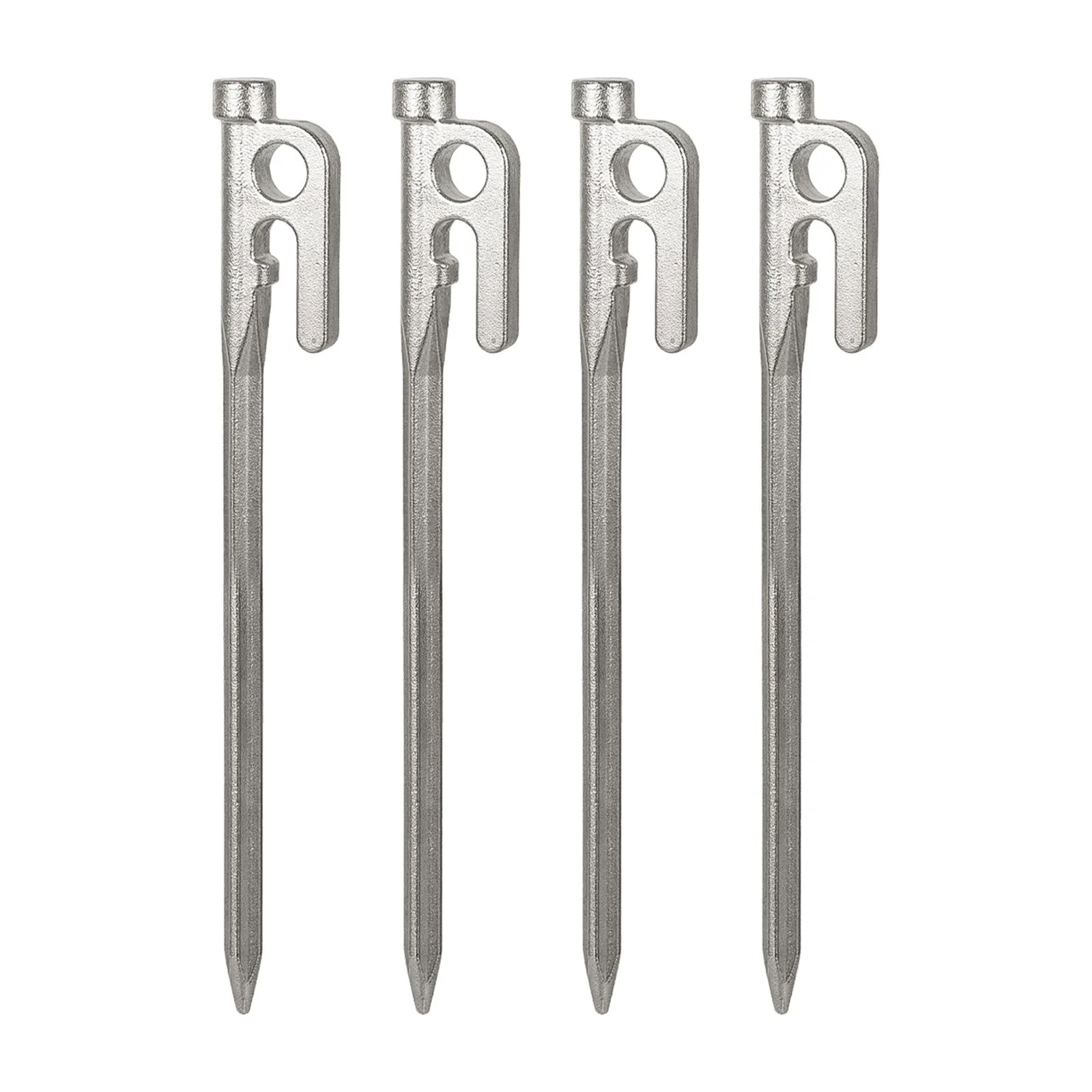 Tent Garden Stakes Heavy Duty, Pegs Rust Garden Edging Fence Hook, for Outdoor Camping, Patio Gardening, & Canopies 20cm