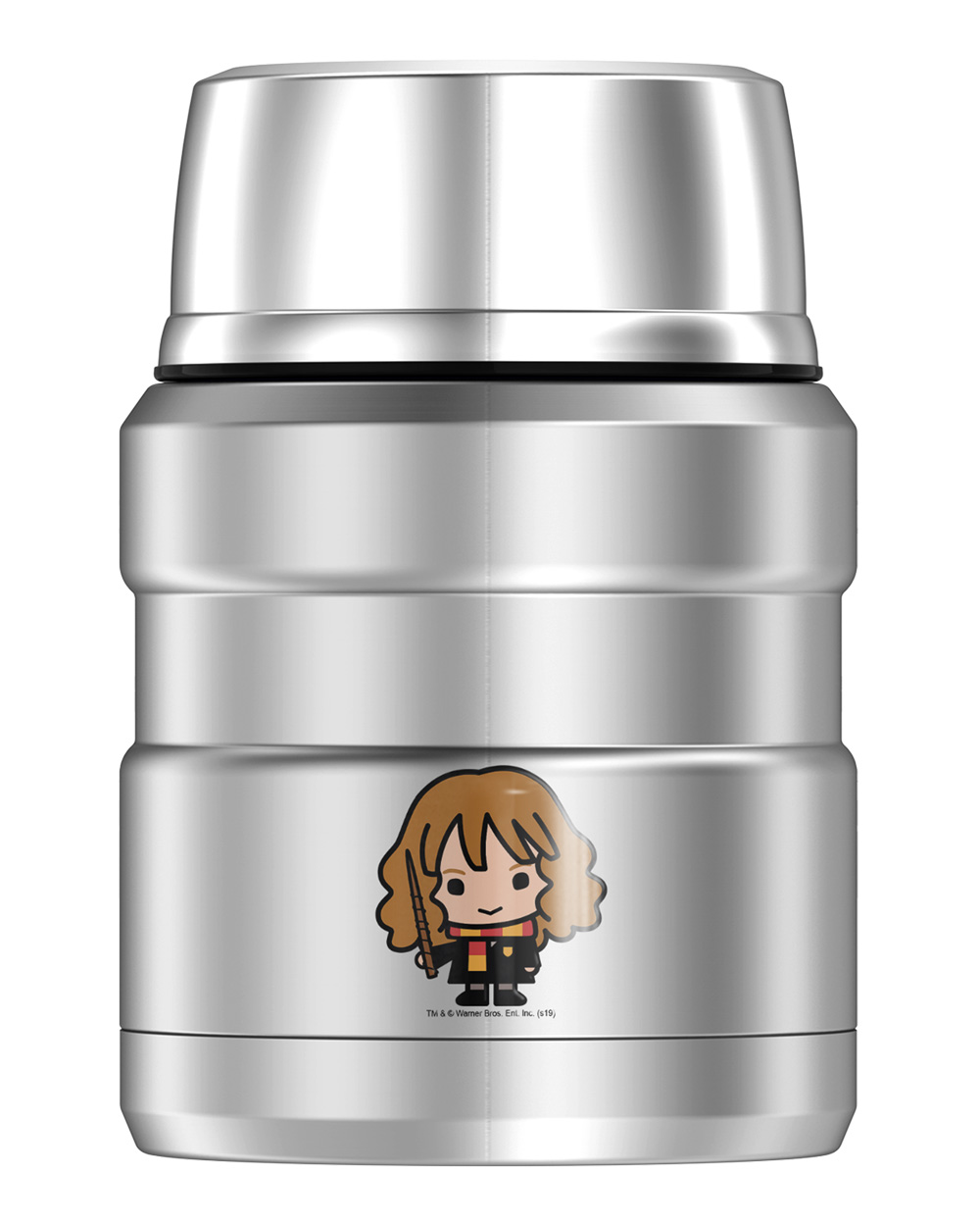 Harry Potter Voldemort Cute Chibi, THERMOS STAINLESS KING Stainless Steel Food Jar with Folding Spoon, Vacuum insulated & Double Wall, 16oz