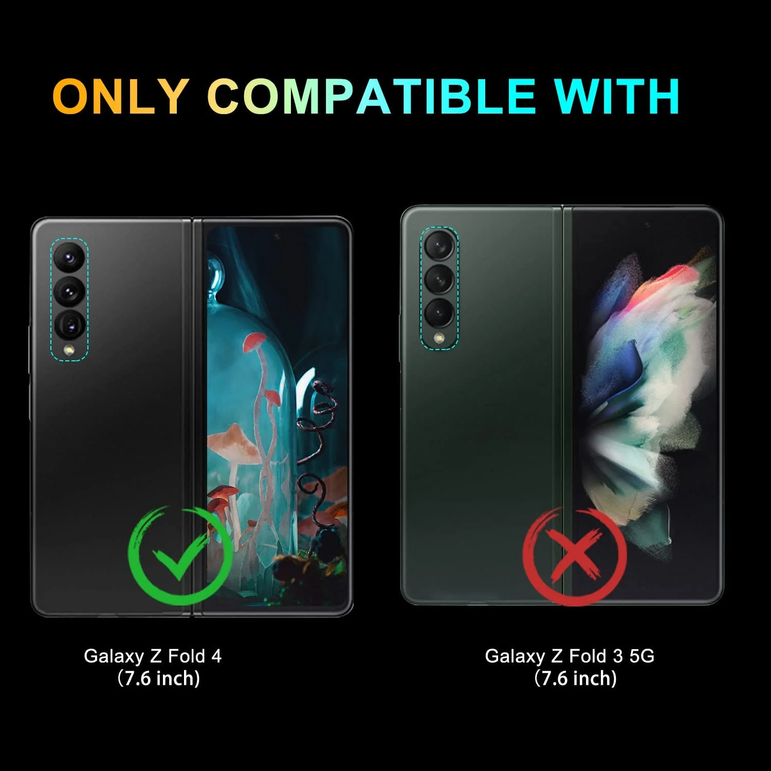 Decase for Samsung Galaxy Z Fold4 5G Case With Built in Glass Screen Protector, Shockproof Plating Hinge Protection PU Leather Hard PC Phone Cover With Pen Holder, White