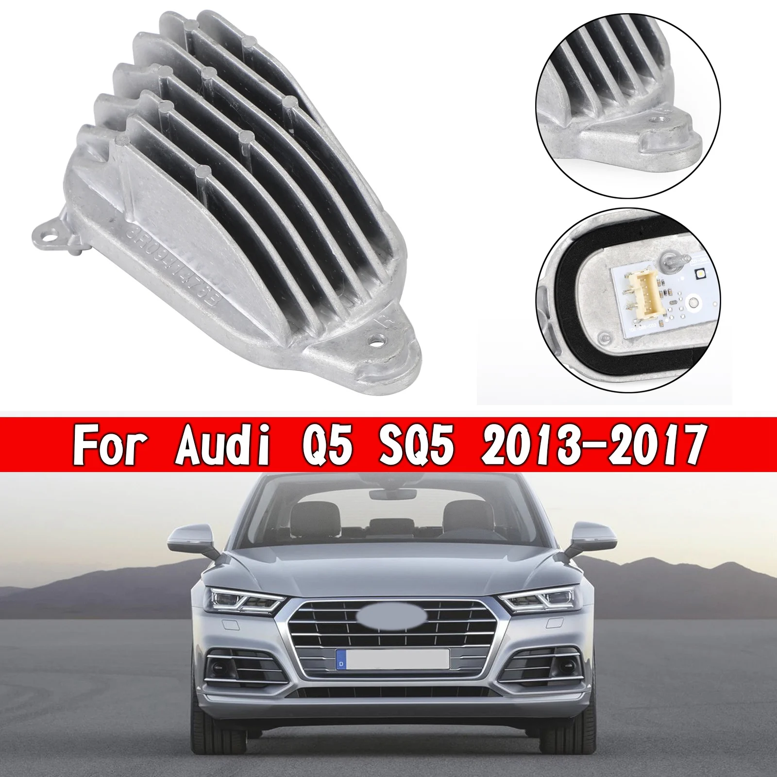 Right LED DRL Control Module 8R0941476B For Audi Q5 SQ5 2013-2017