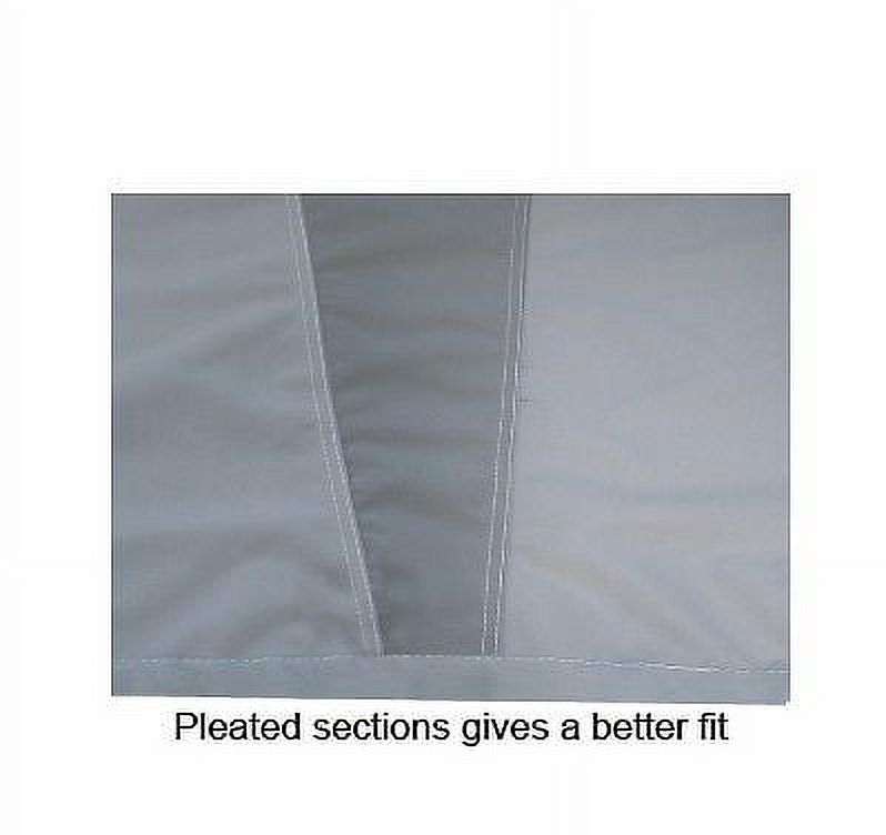 Oceansouth Boat Cover for Open Boat - Heavy Duty Water Repellent Fabric - Fits Boats from 12'9