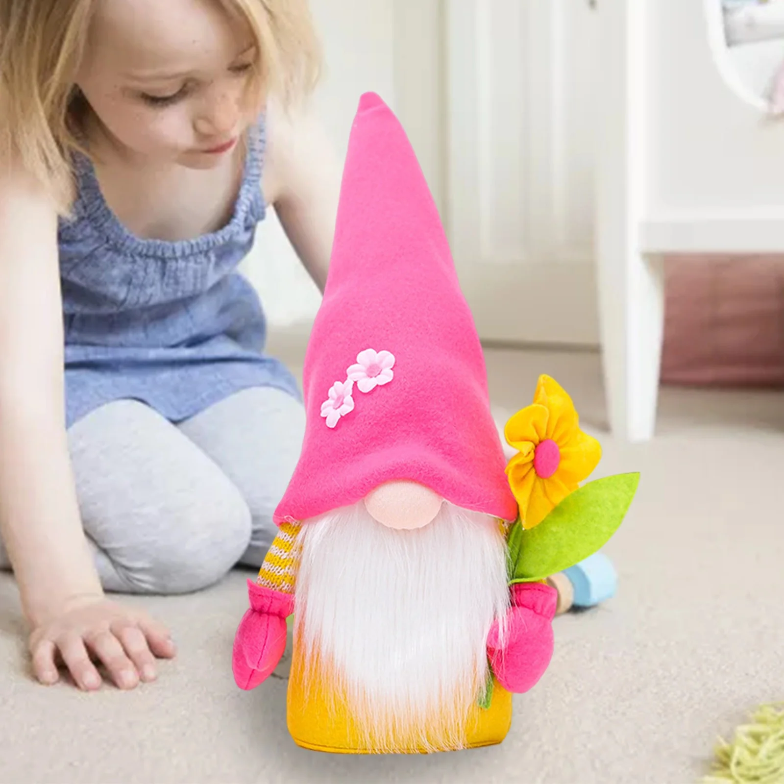 CFXNMZGR Creative Elderly Cloth Doll Statue Home Decor Gift