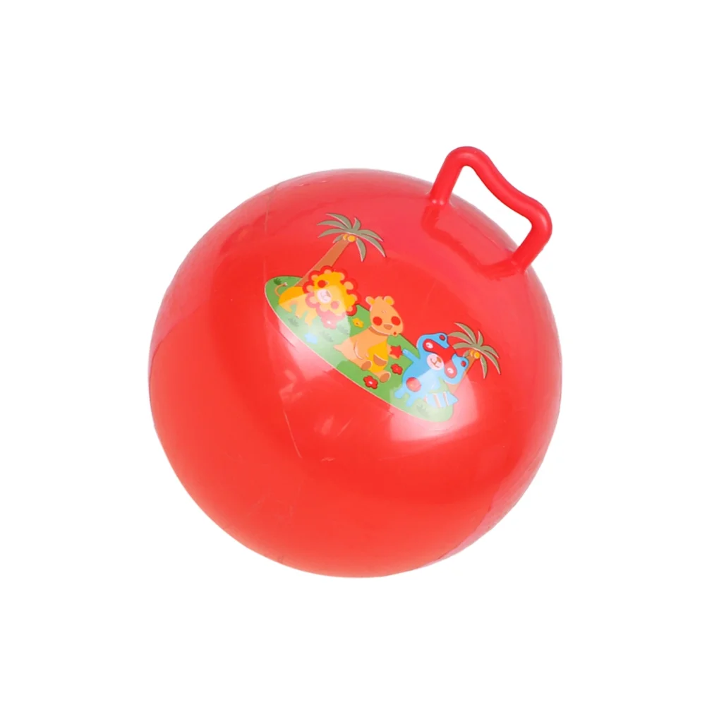 Etereauty 1PC Children Educational Toys Kids Inflatable Bounce Jumping Hopper Hop Ball(25cm Random Color)