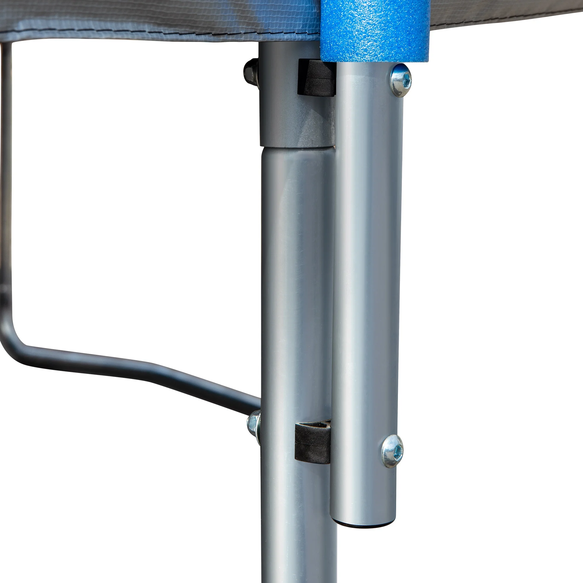 EUROCO 16FT Trampoline for Kids, Trampoline with Enclosure ,Ladder,Basketball Hoop,Heavy Duty Recreational Trampoline Capacity for 7-8 Kids