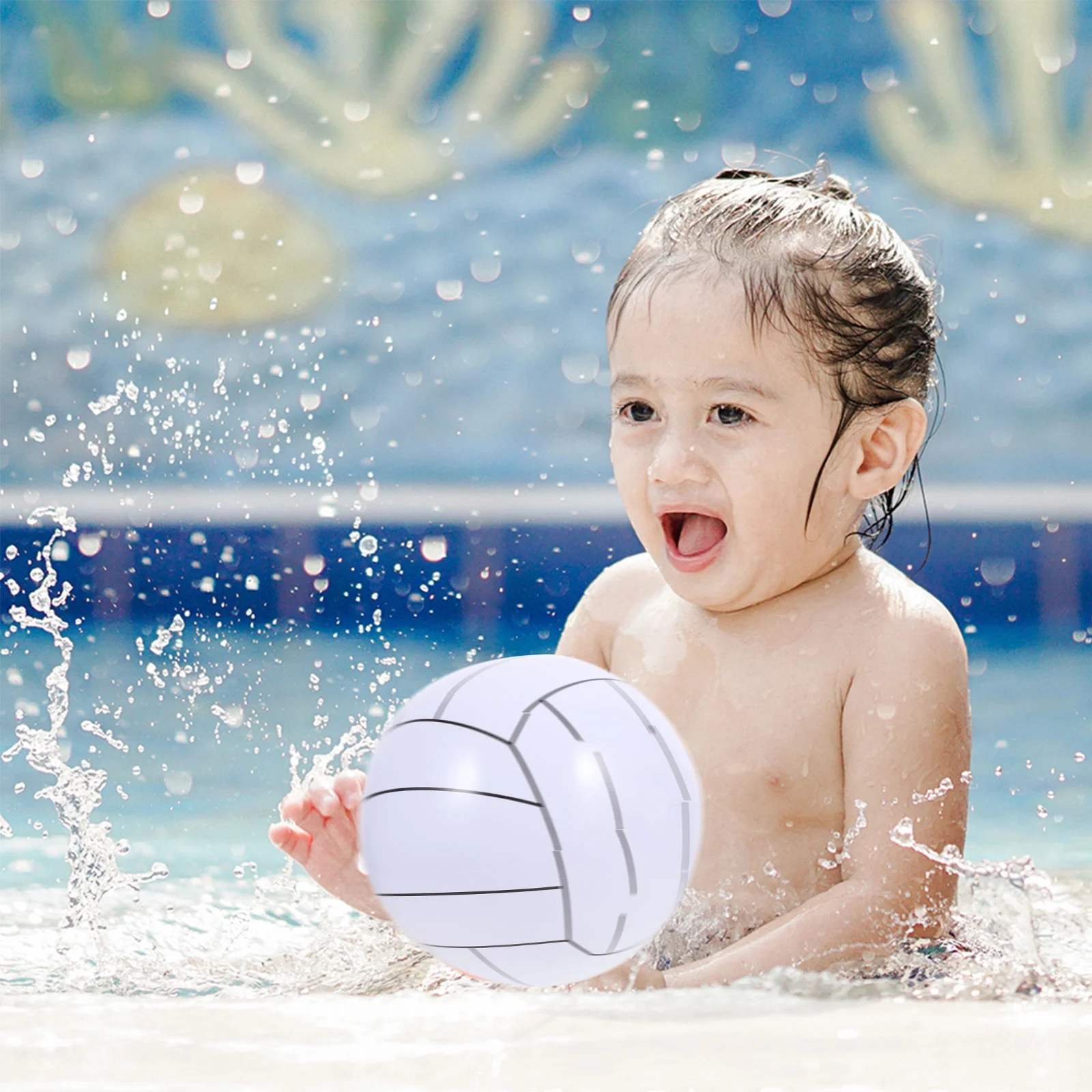 Inflatable Beach Ball Pool Volleyball for Swimming Sports Party Decorations Toys Family Fun Activities