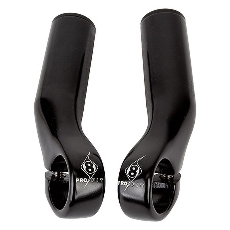 Origin8 Handlebar End Bar Ends P-Lite Alloy Black