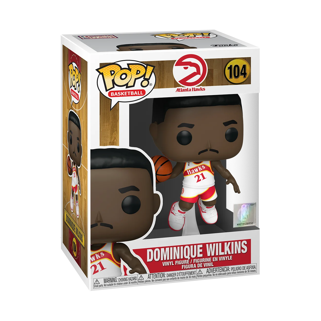 Funko POP! NBA: Legends - Dominique Wilkins​​ (Hawks Home)
