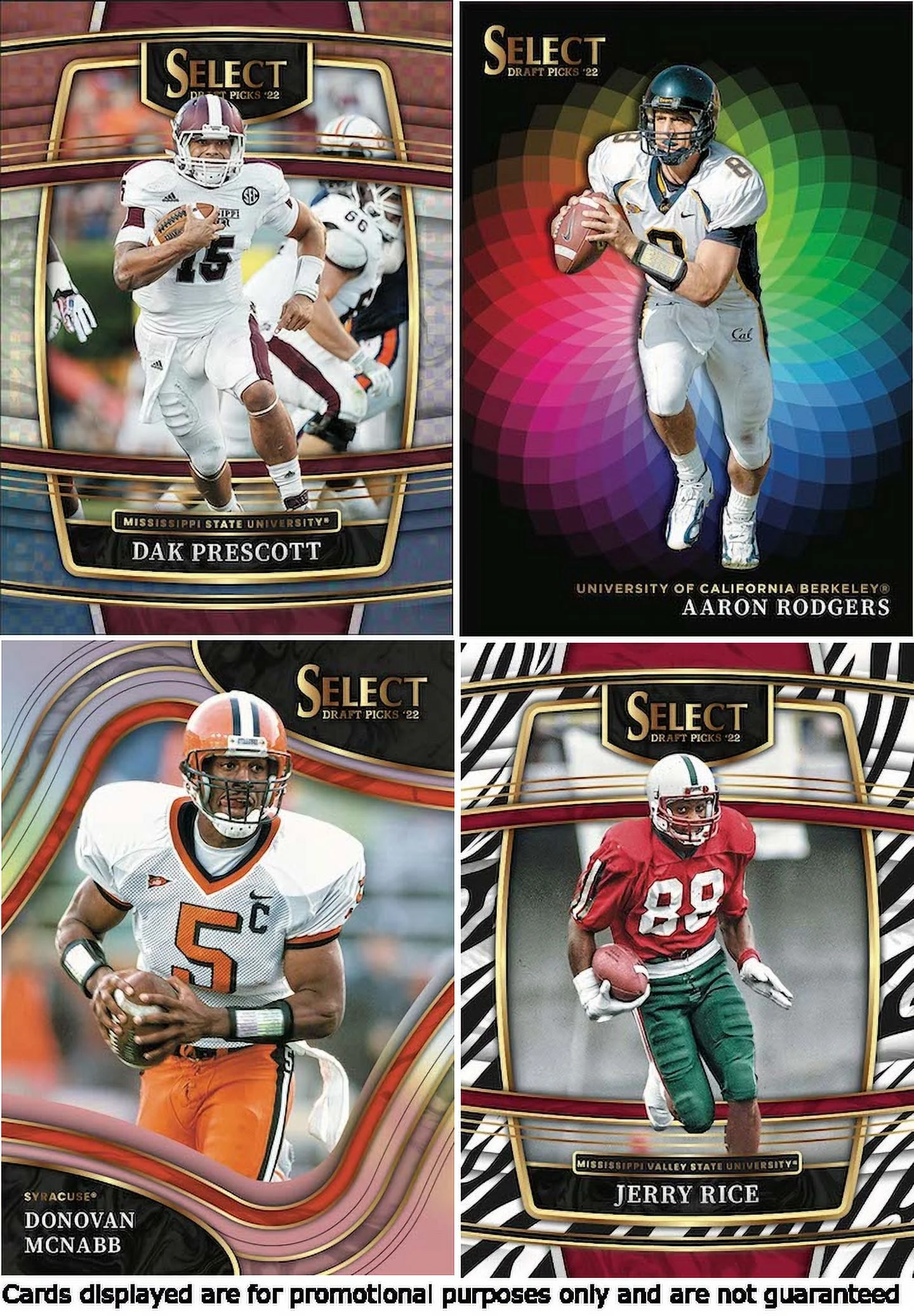 2022 Panini Select Draft Picks Collegiate Football Blaster Box Trading Cards