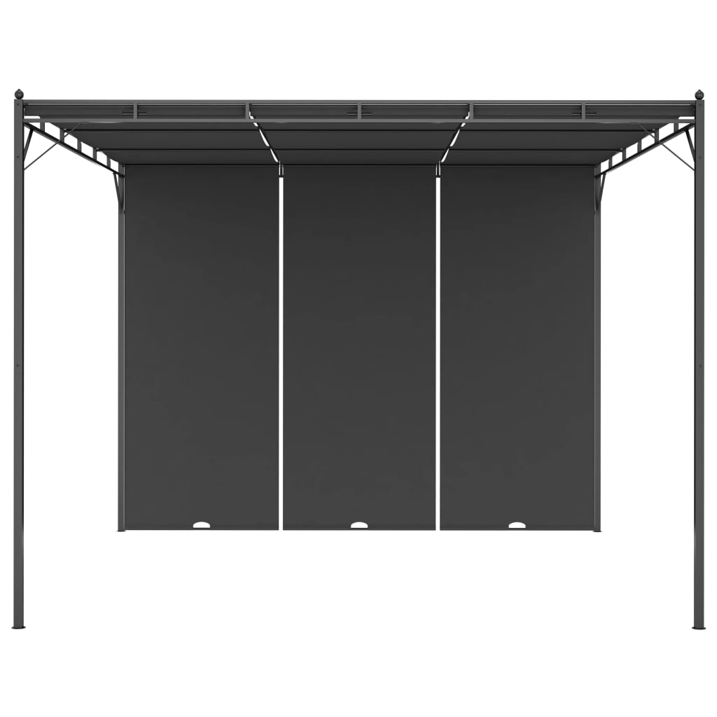 Buyweek Garden Gazebo with Side Curtain 118.1