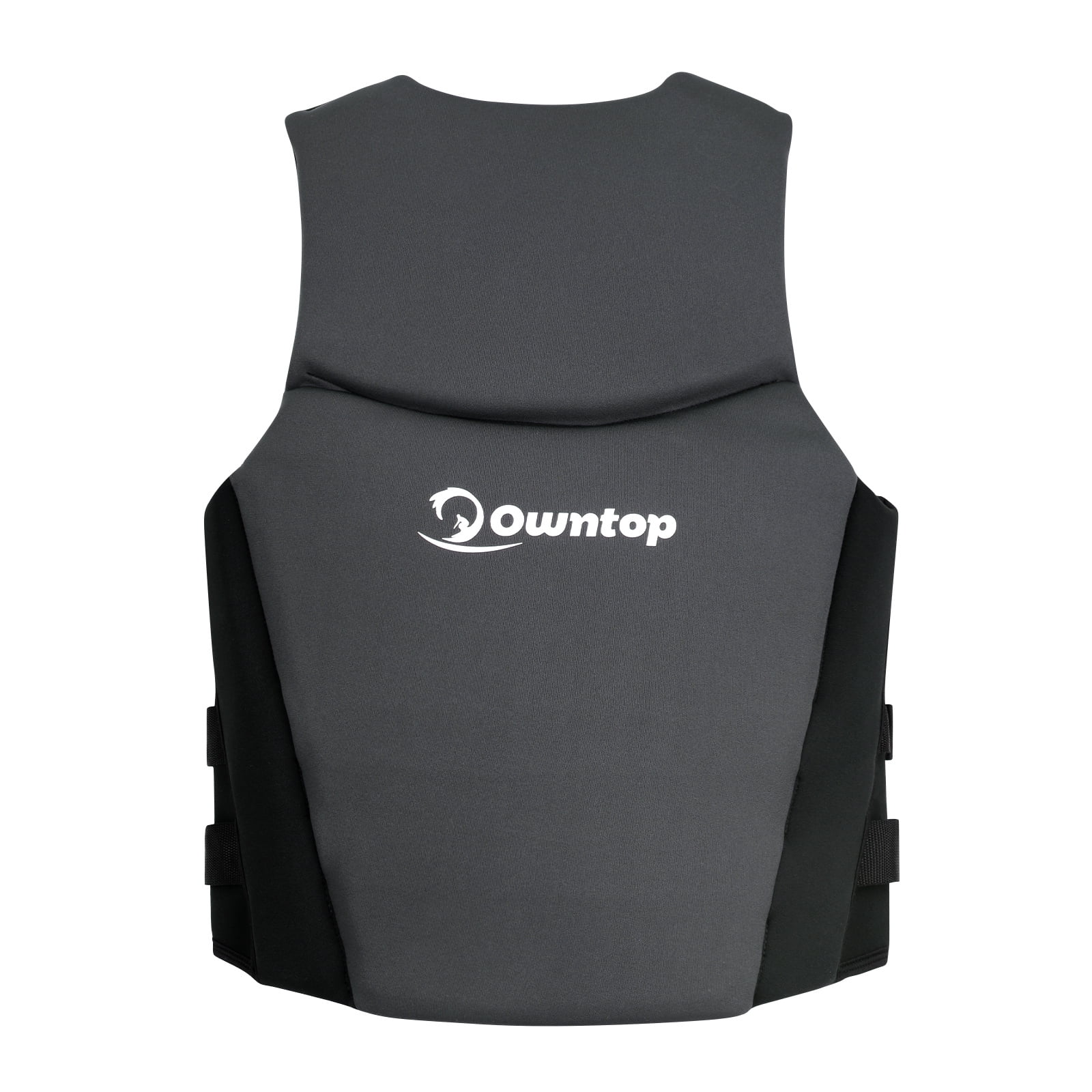 Owntop Adult Life Jacket Lightweight Floating Buoyancy Swim Vest,90-210lbs Men Women Swim Jacket for Swimming Surfing Boating Kayaking,Black