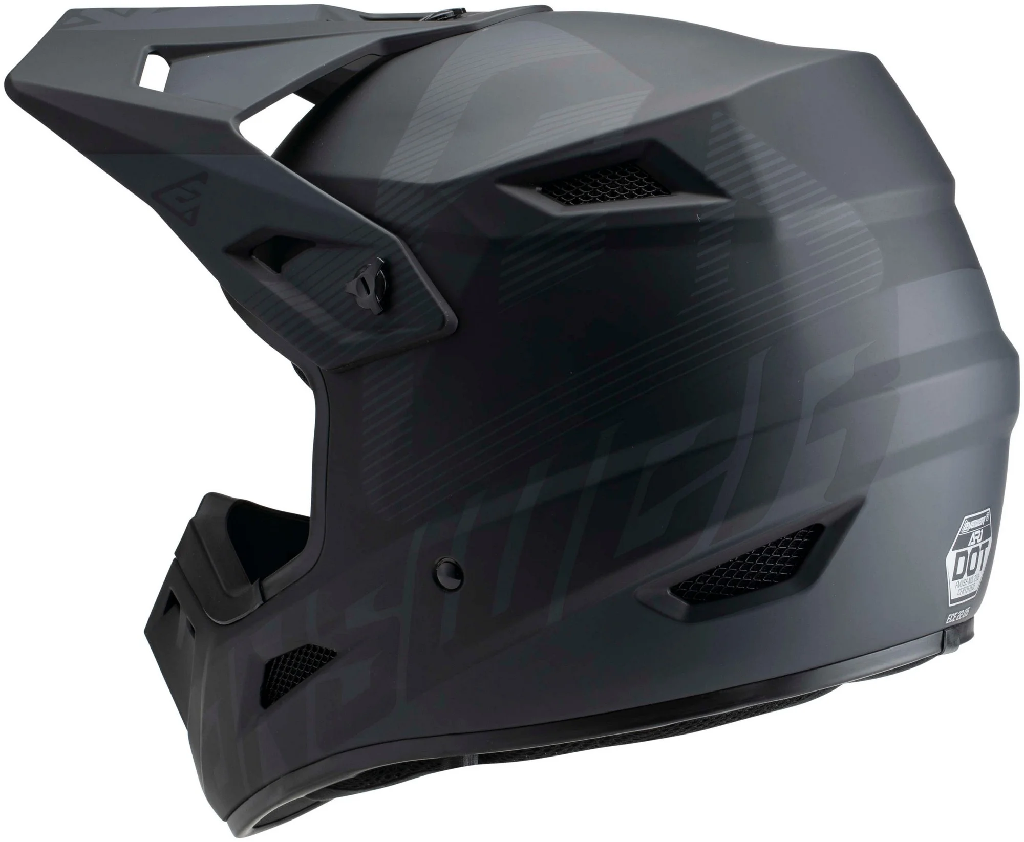 Answer AR1 V2 Bold MX Offroad Helmet Black/Dark Gray XS