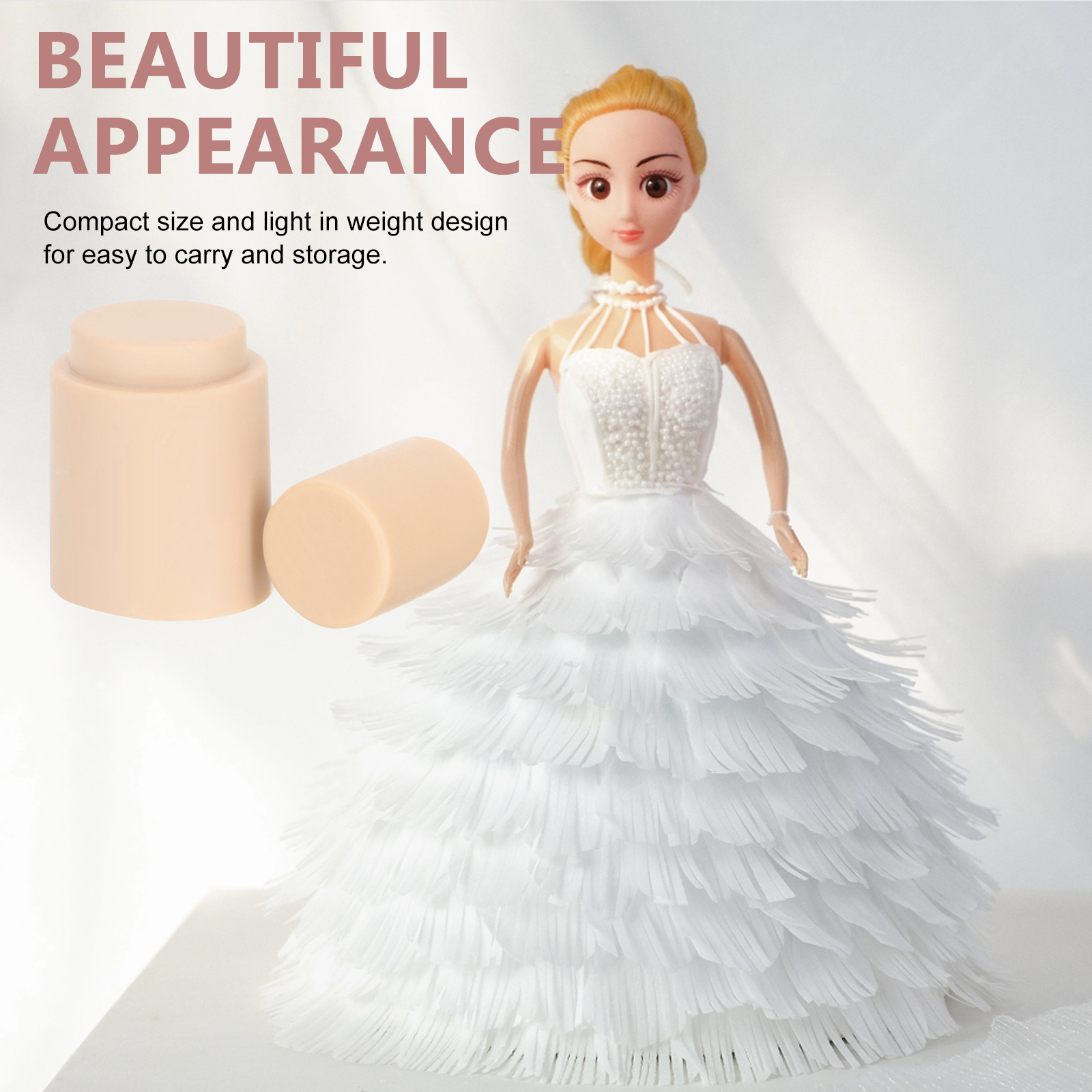 Mannequin Themberchaud Plush Whittling Kit Toy Kids Arts and Crafts Small Balls for Child 2 Pcs