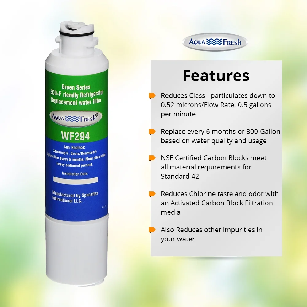 Replacement Water Filter For Samsung RF25HMEDBSG/AA by Aqua Fresh (3 pack)