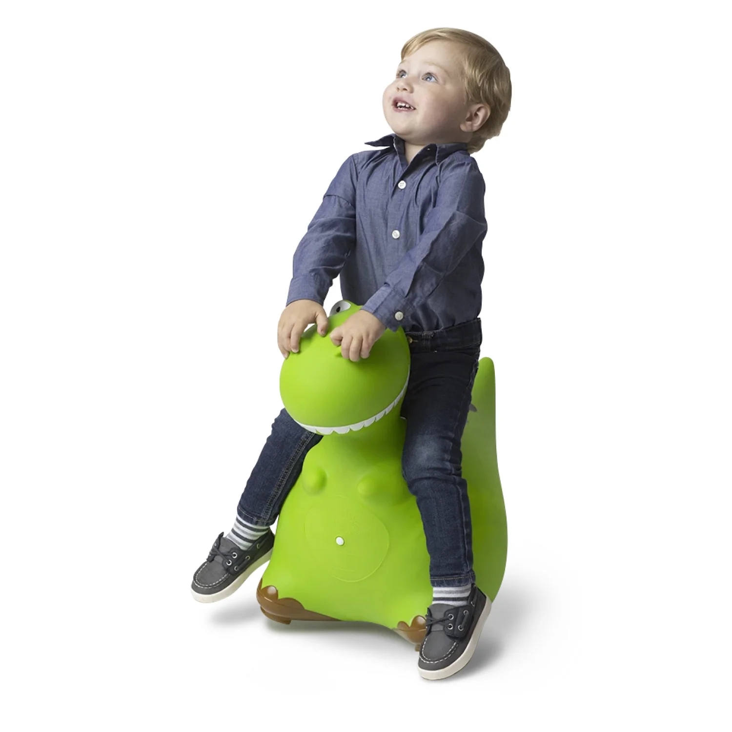 Bounce Buddies Dino, Tommy the T-Rex, Ride-on Inflatable Bouncer, for Children Ages 3-4