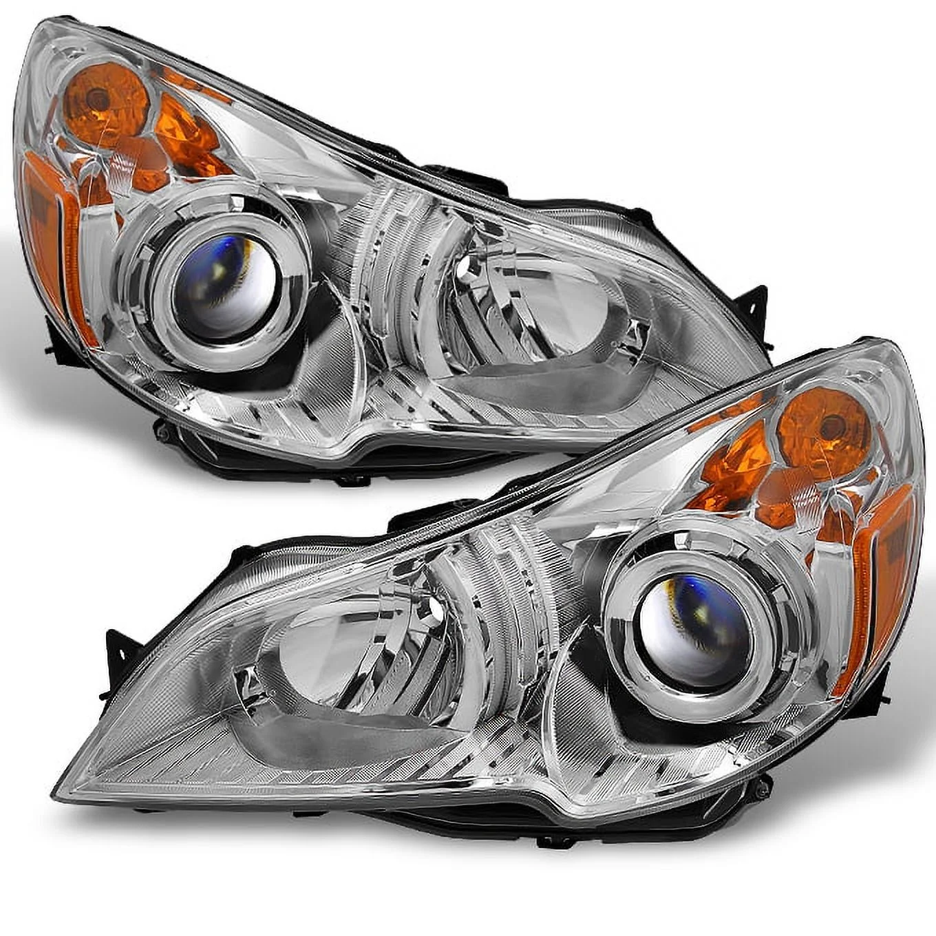 AKKON - For Subaru Legacy / Outback Clear Headlights Head Lamps Driver Left + Passenger Right Side Replacement