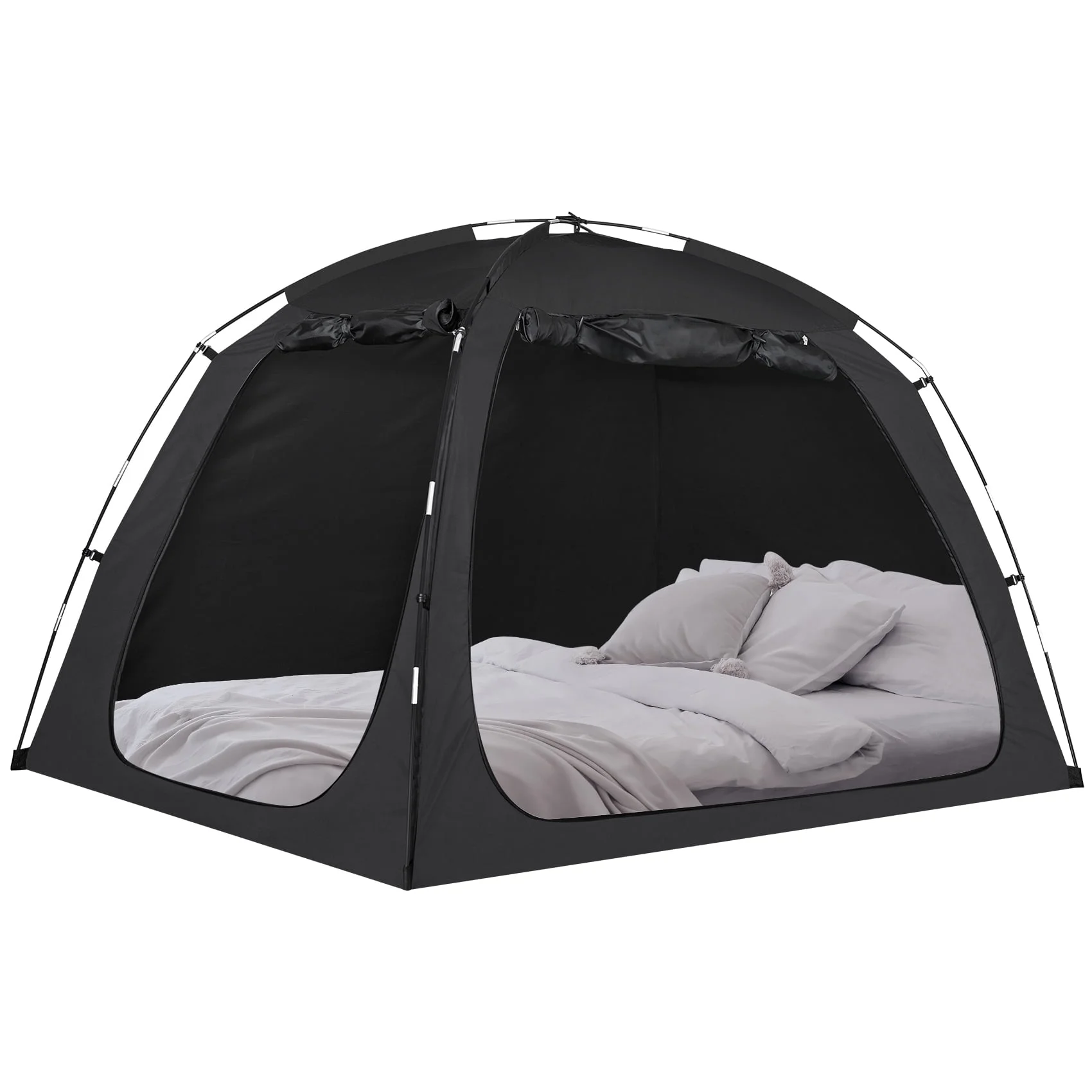 New Full Size Private Bed Tent Breathable Fabric