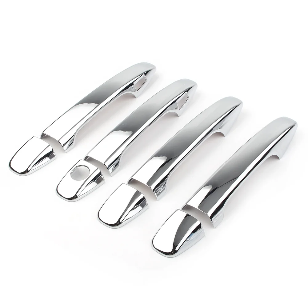 BFY Chrome Car Exterior Door Handle Decorative Cover Trim 8pcs For Subaru forester 2013 2014 2015 2016 2017 2018 Left Driver