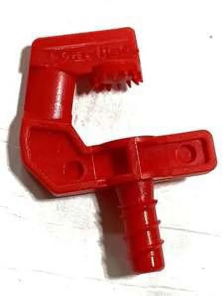 RED MAX-14 Fill-In Micro Sprinkler Heads (25 Pack) - 23.5 GPH Irrigation Micro Spray Heads | 360° X 14 Filled-In Streams For Coverage | Fruit Trees, Shrubs, Flowerbeds