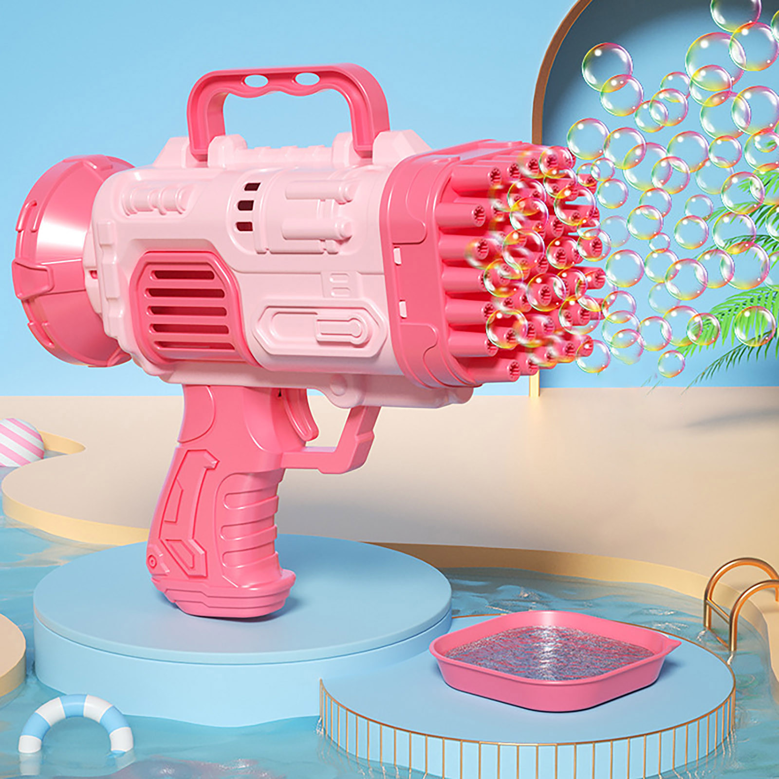 Reduce! YOHOME Children Electric Bubble Machine Toy Boys Girls Cute Outdoor