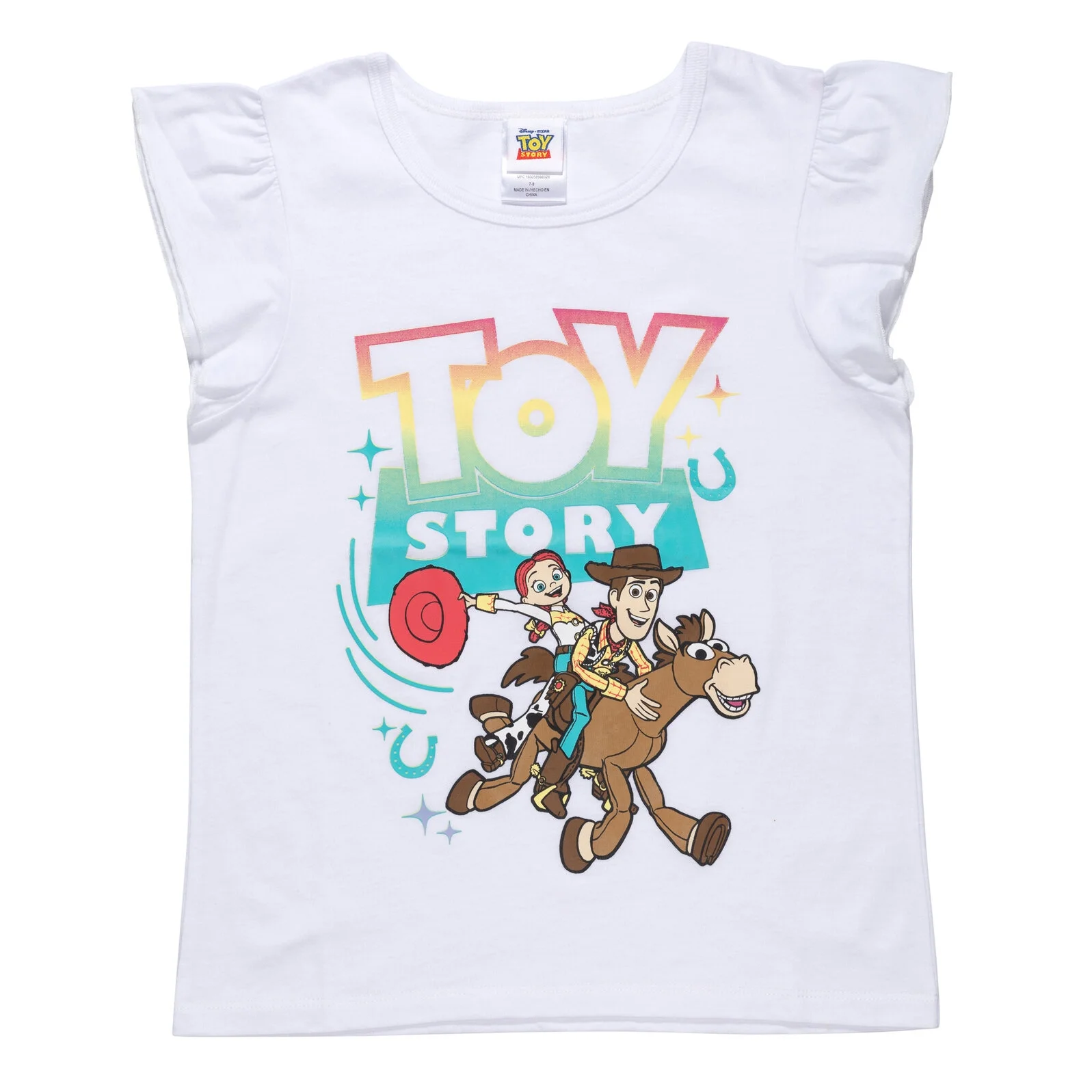 Disney Pixar Toy Story Woody Buzz Lightyear Forky Toddler Girls 3 Pack T-Shirts Toddler to Big Kid