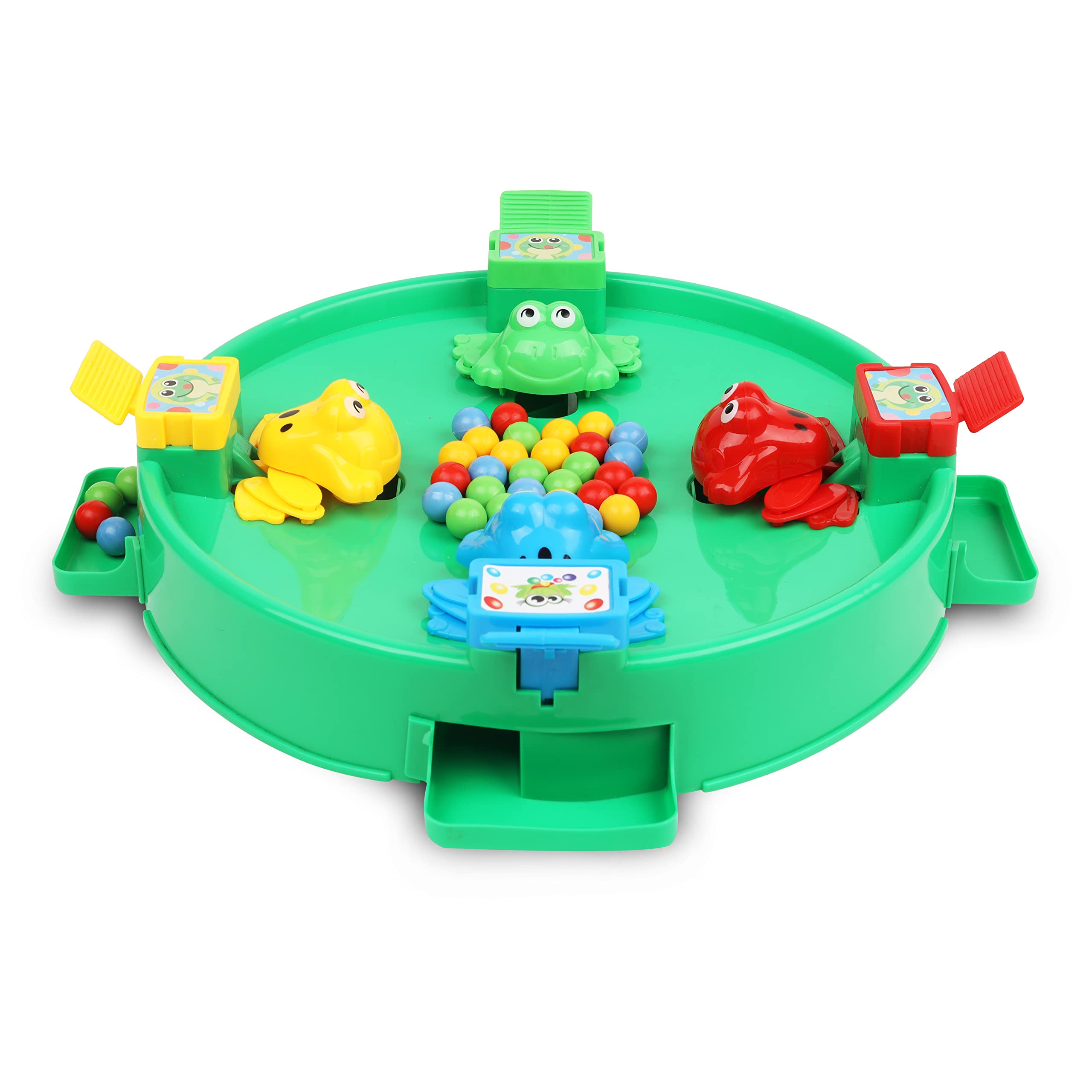 Toyzone Frog Eat Beans Game-4 Players-61038 | Eat The Beans | Hungry Frog Game For Kids | Multiplayer Games | Game For 4 Players | Board Game