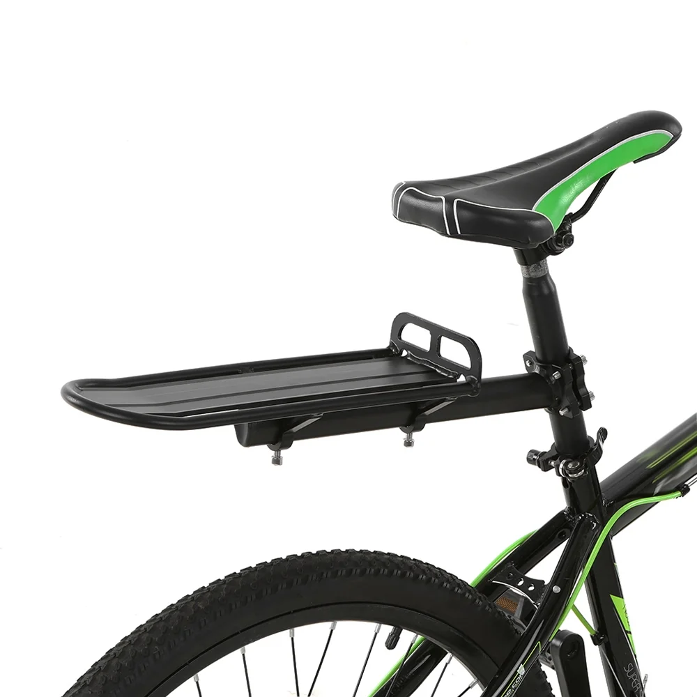 Shinysix Bike Cargo Holder,Bike Mount Rear Carrier Seat Post Carrier Bike Mount Rear Seat Alloy Bike Mount Rear Rear Seat Post