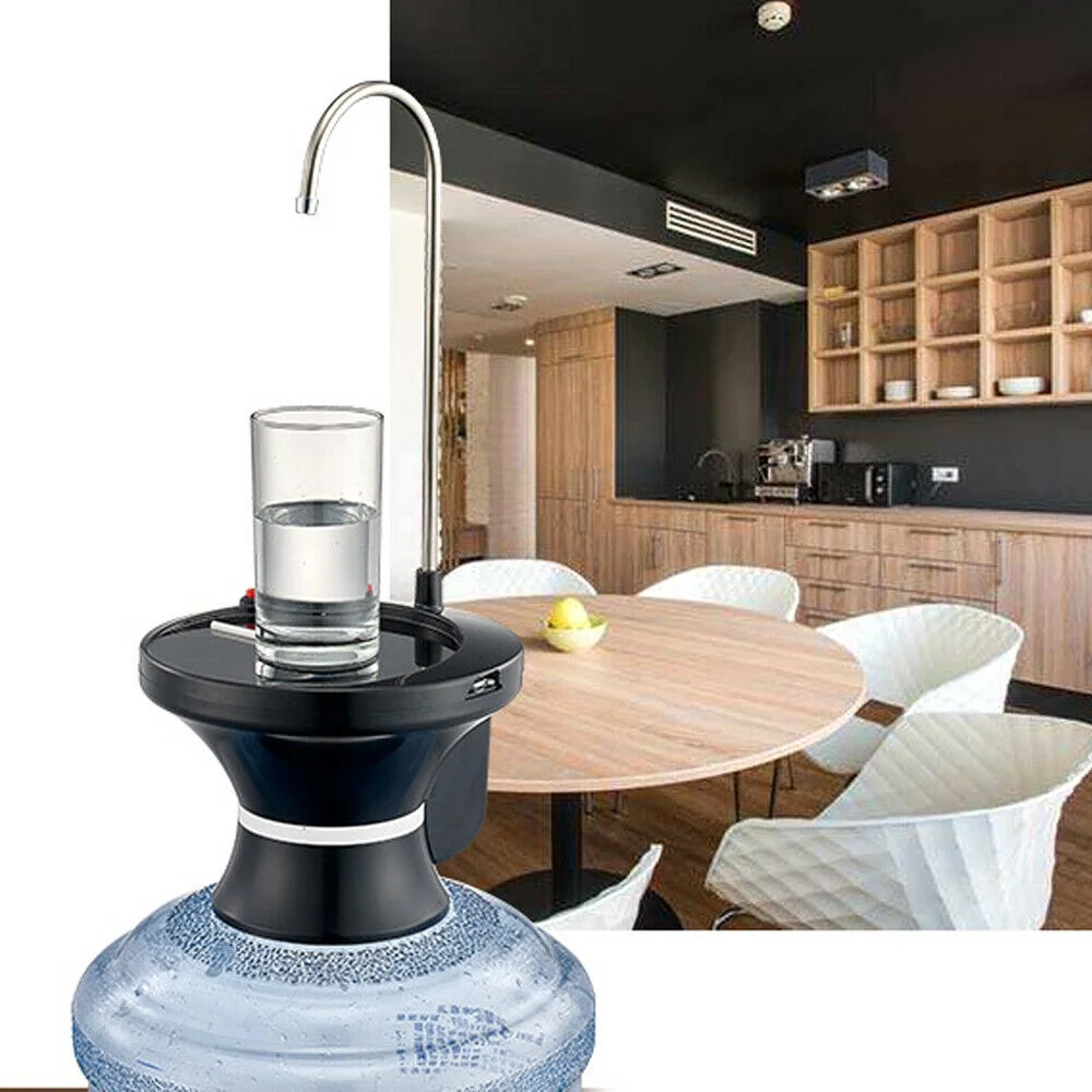 DENEST Electric Auto Water Pump Portable Water Dispenser Gallon Bottle Drinking Button Switch