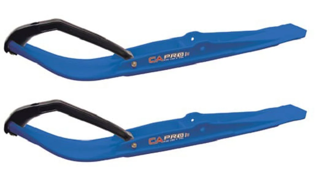 C&A Pro Blue Razor Snowmobile Skis w/ 4.5