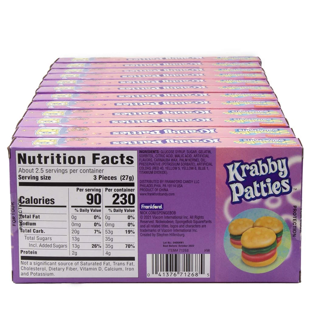 (Price/Case)Krabby Patty Regular Bag 12-2.54 Ounce