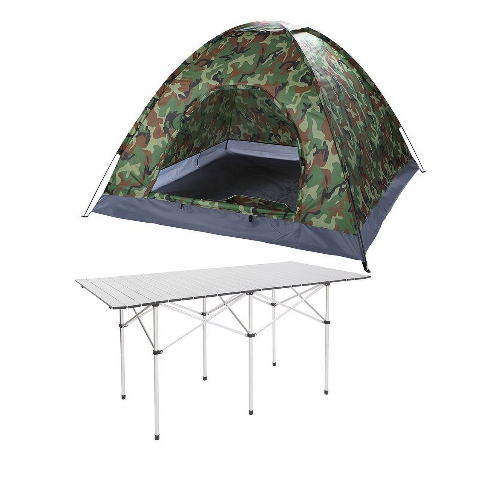Outdoor Camping Dome Tent Camouflage 3-4 Person Camping Tent 4-Person