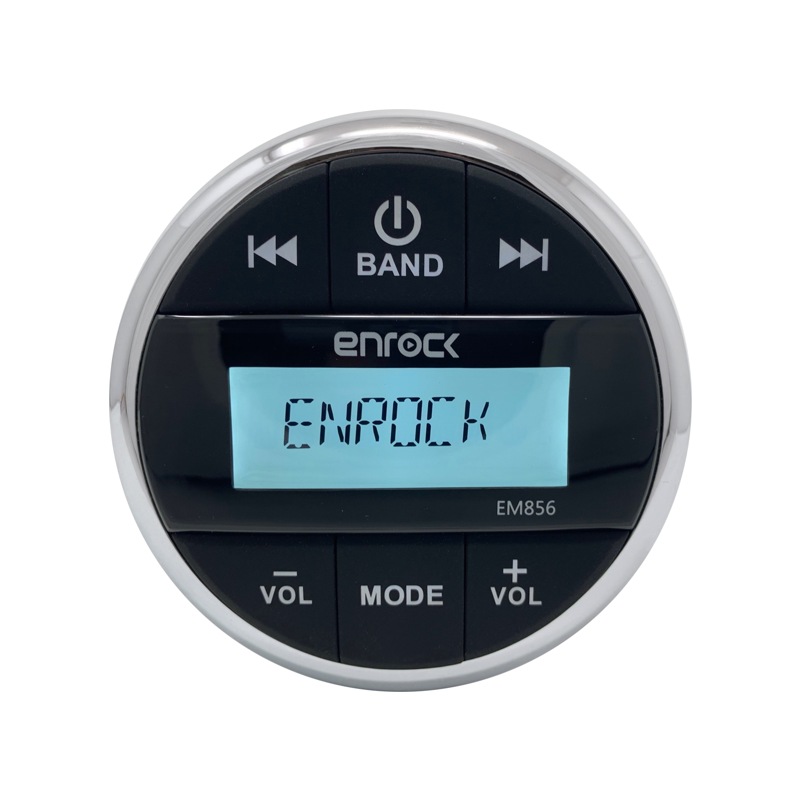 Enrock Multimedia Gauge Mount Marine Grade Bluetooth Receiver, 4 x Enrock 2-Way High-Performance 6.5