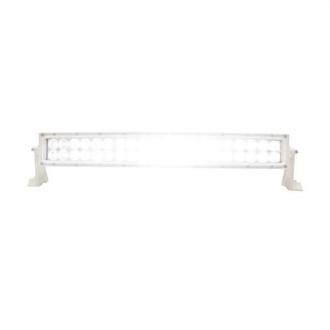 Race Sport MS120WW-WA - New - 20inch Marine Grade Wrap Around White Shell Light Bar with 120-Watt 40 x 3W High Intensity OSRAM LED