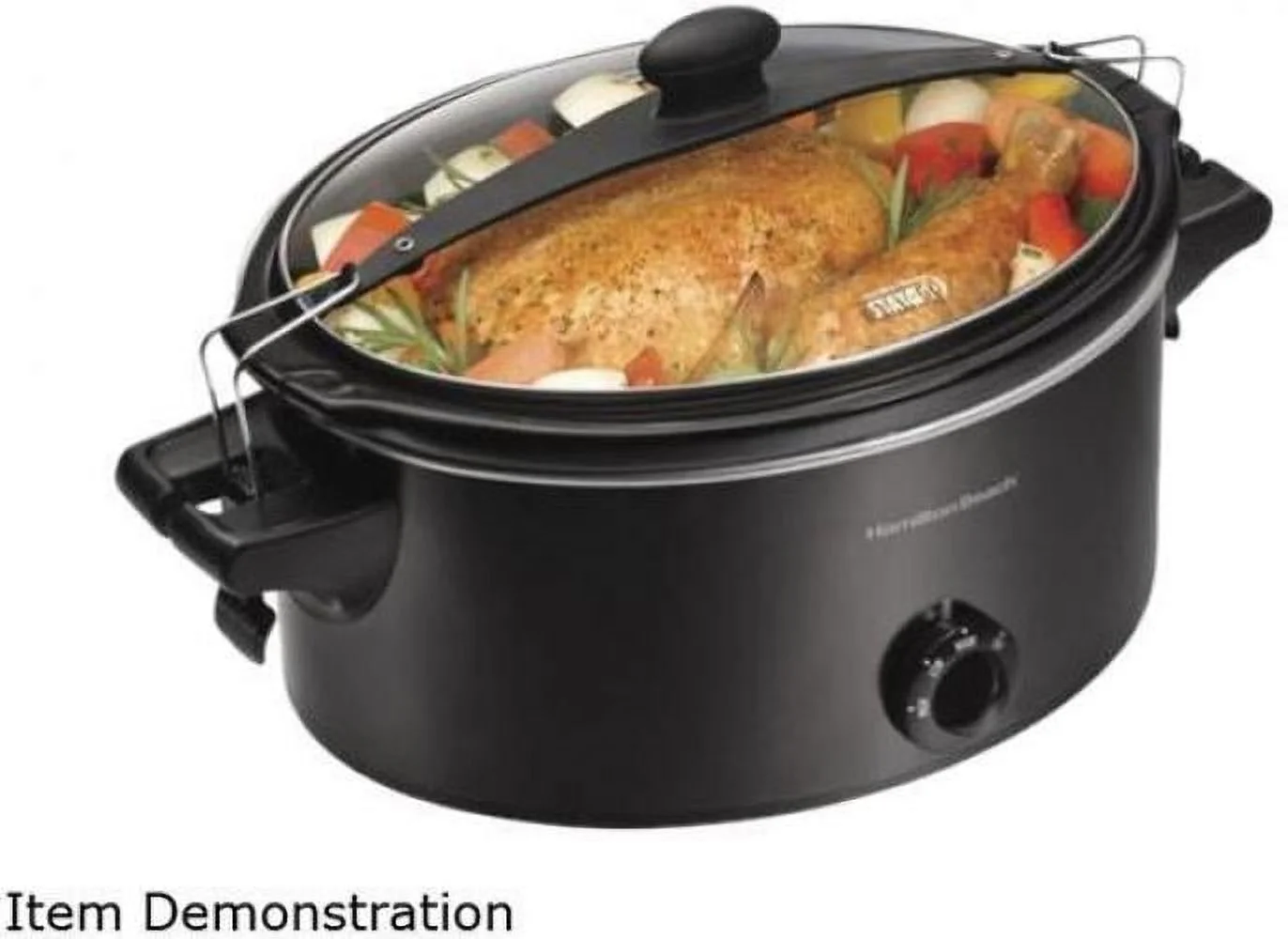 Hamilton Beach 33261 6 Quart Stay or Go Slow Cooker, Black