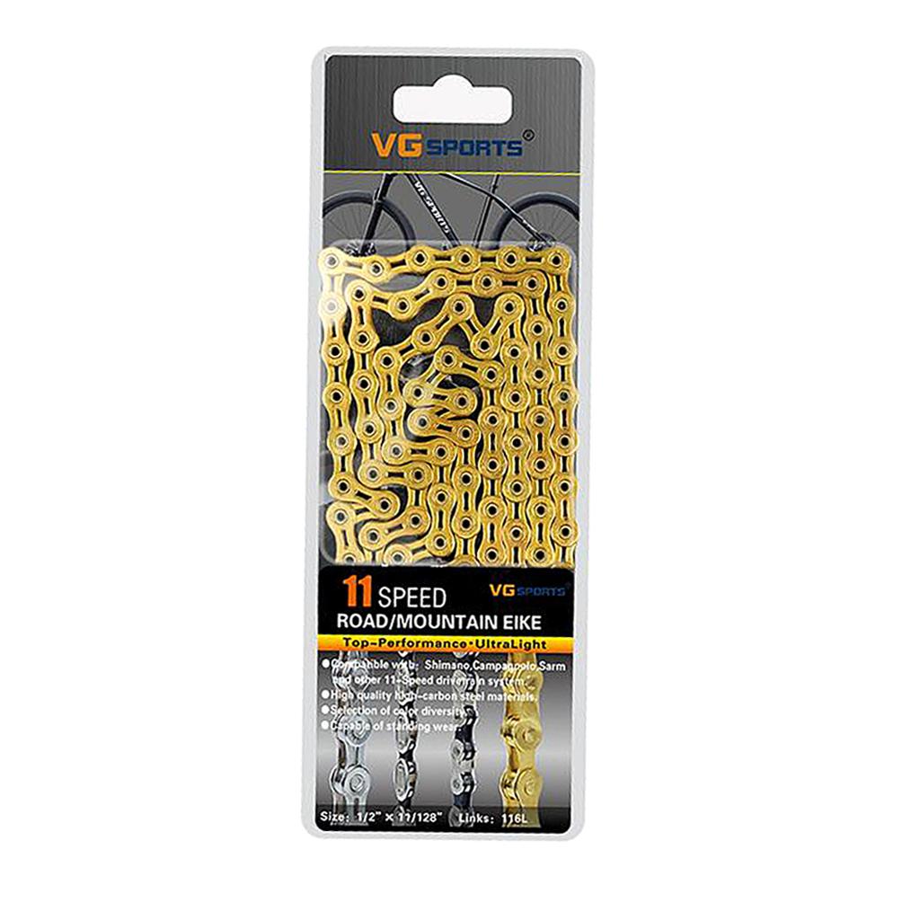 Bike Chain Replacement 9S 10S 11S Bicycles Chains Component , 11S, 116 Links