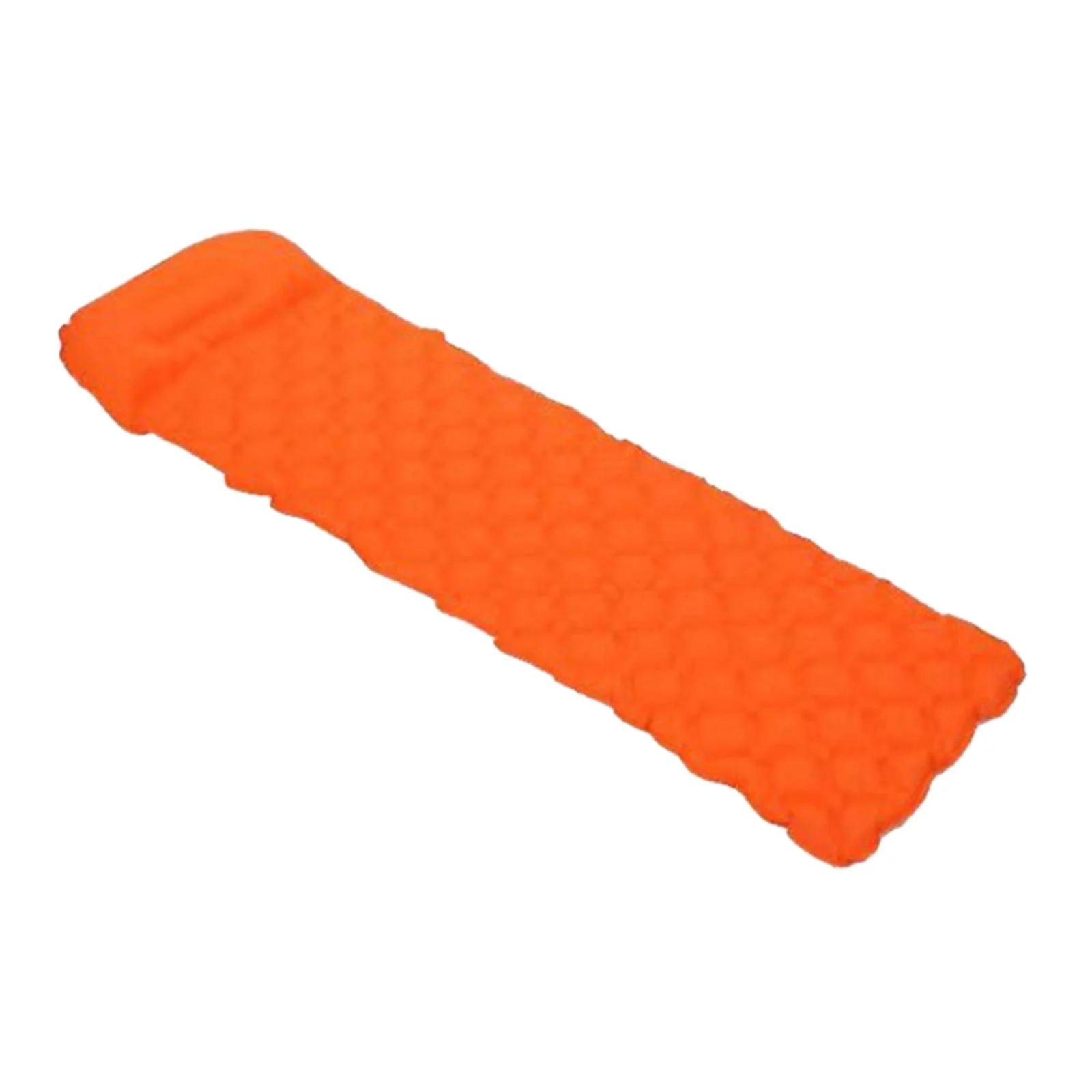 Camping Sleeping Pad with Pillow Lightweight Camping Mattress Compact Waterproof Self Inflating Sleeping Mat for Outdoor Tent Orange