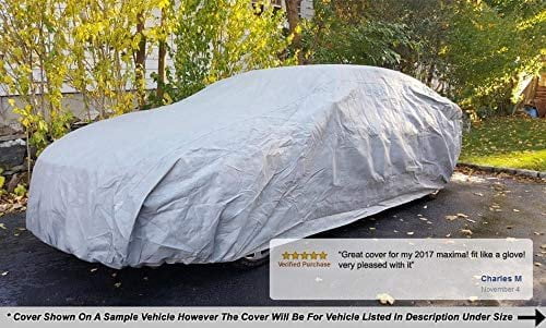Weatherproof Car Cover Compatible with Audi TT RS 2022-5L Outdoor & Indoor - Protect from Rain, Snow, Hail, UV Rays, Sun & More - Fleece Lining - Includes Anti-Theft Cable Lock, Bag & Wind Straps