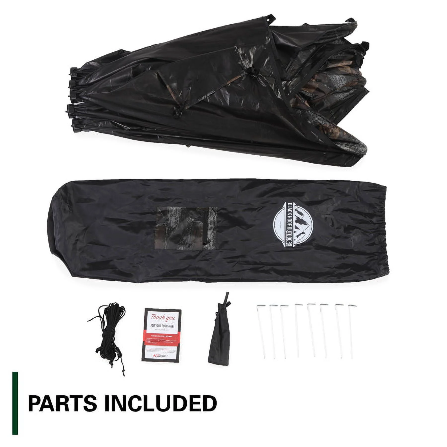 Black Hoof Outdoors by Rukket Sports Deluxe Pop-up Hub Style Hunting Blind