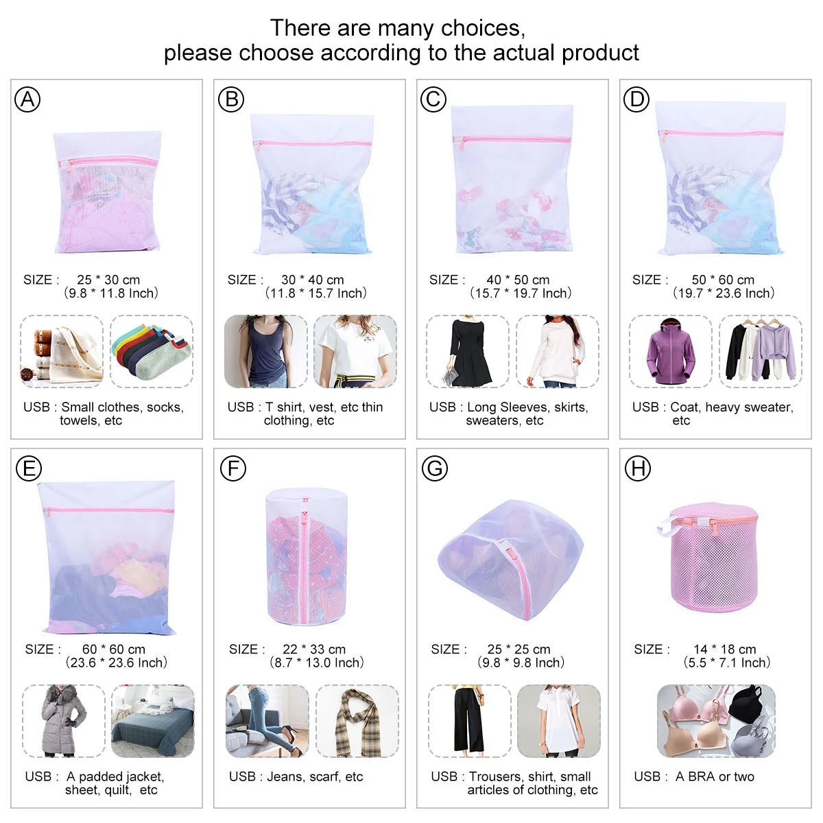 3Pack Mesh Laundry Bags for delicates, Bra Lingerie Wash Bags for Washing Machines, Sock, Bra, Underwear, Garment (1 Large, 1 Medium, 1 Small)