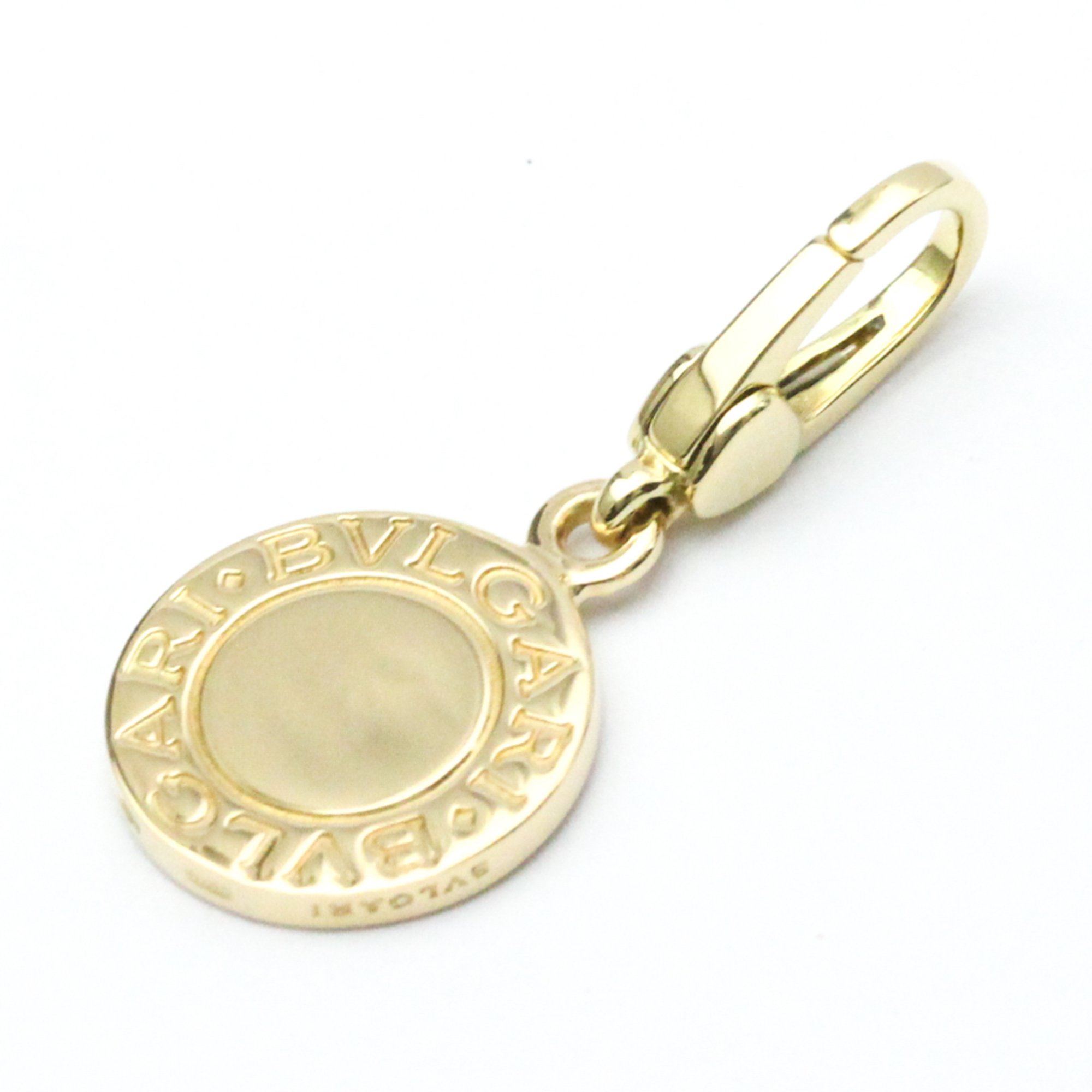 Pre-Owned Bvlgari Bvlgari Bvlgari Yellow Gold (18K) Diamond Men,Women Fashion Pendant Necklace (Gold) (Good)