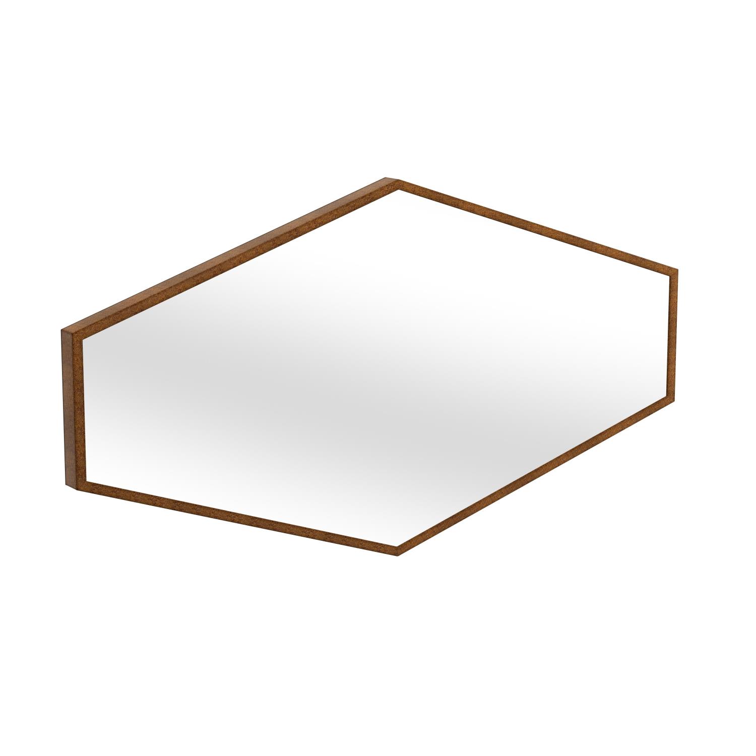 Bassett Mirror M3927EC Haines Wall Mirror, Gold Leaf