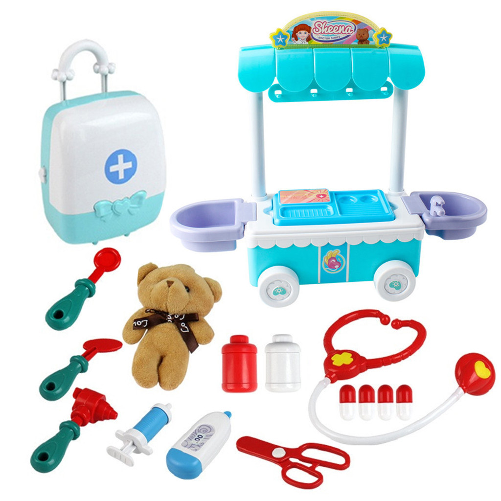 Guzom Baby & Toddler Toys Gift- Doctor Kit Surgical Car with Music Kids Play House Educational Role Play