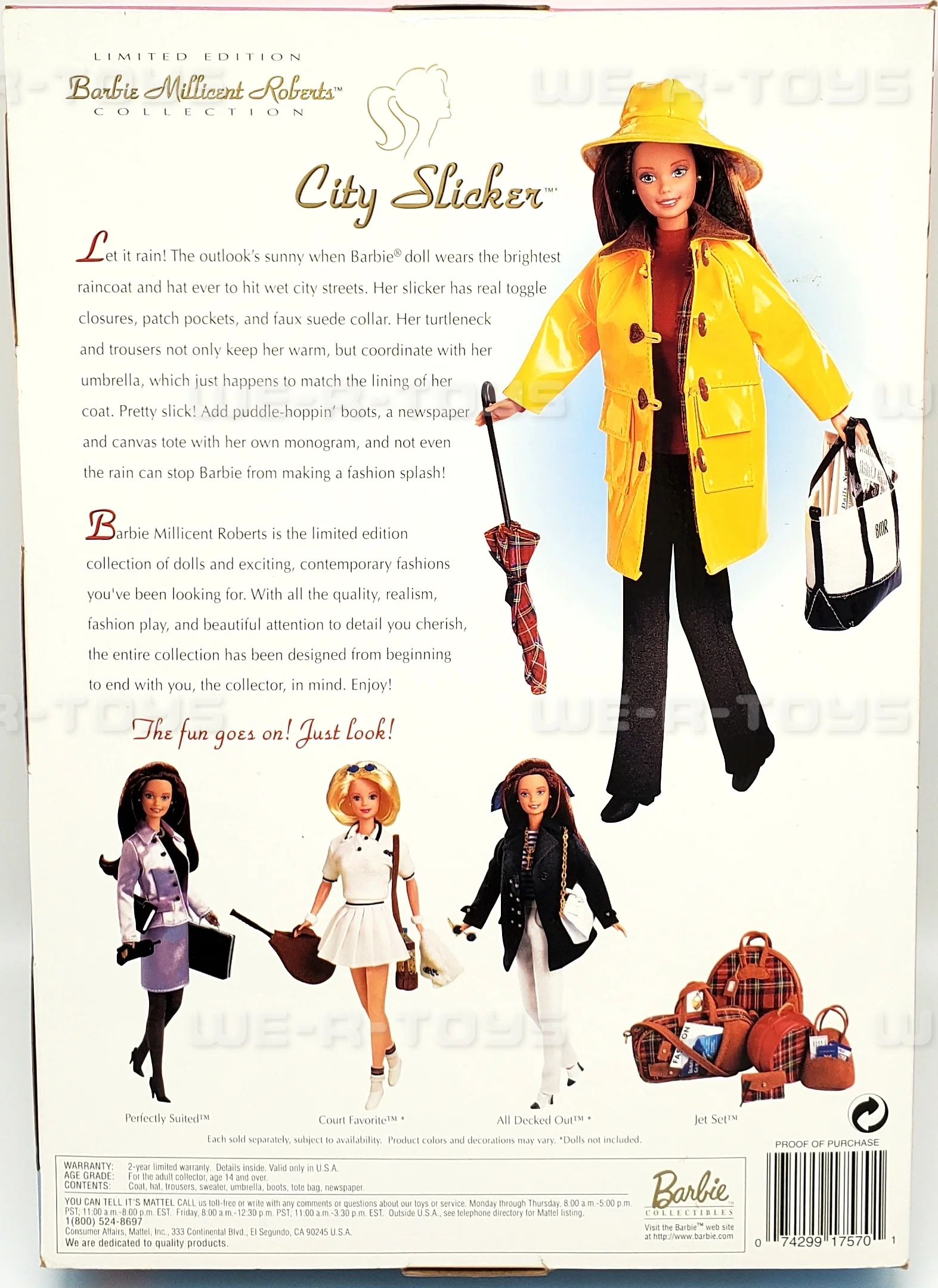barbie millicent roberts city slicker fashions limited edition (1997)