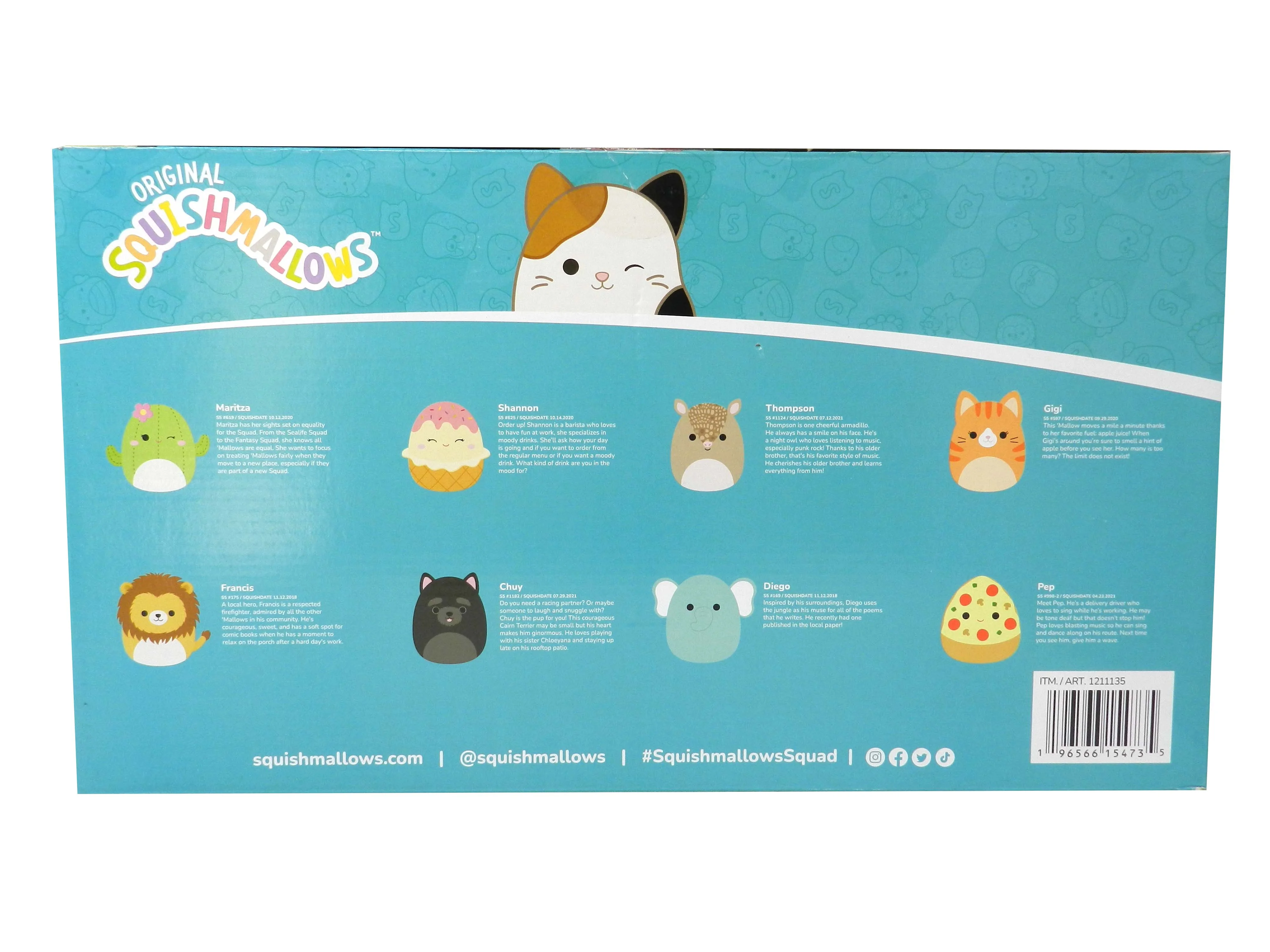 Squishmallows 5 Inch Mini Plush 8 Pack | Assorted