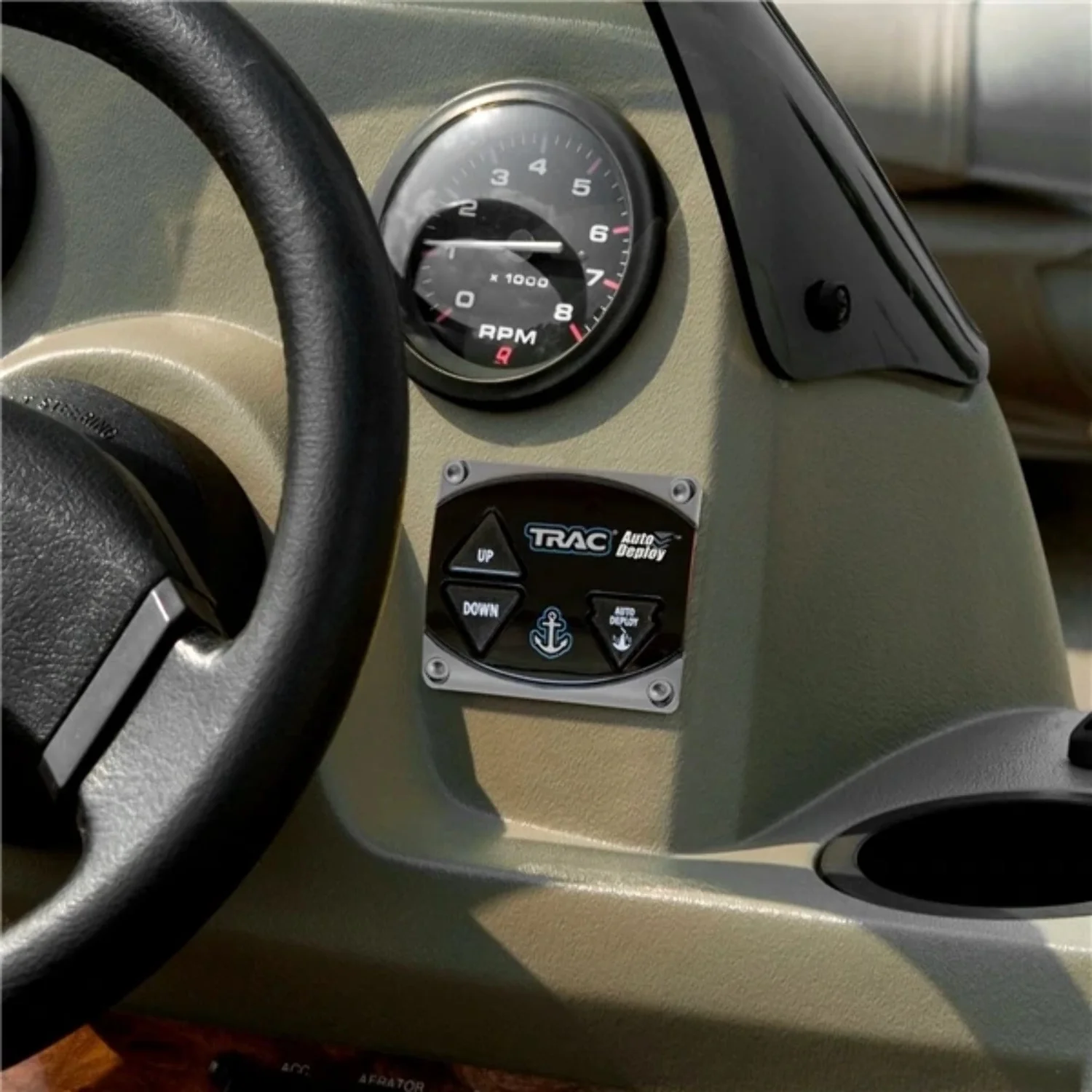 Camco Trac Outdoors Anchor Winch G3 AutoDeploy Second Switch | Features Up/Down/Auto Operation | For Use with TRAC AutoDeploy Electric Anchor Winches | G3 Angler & Deckboat Models (69045)