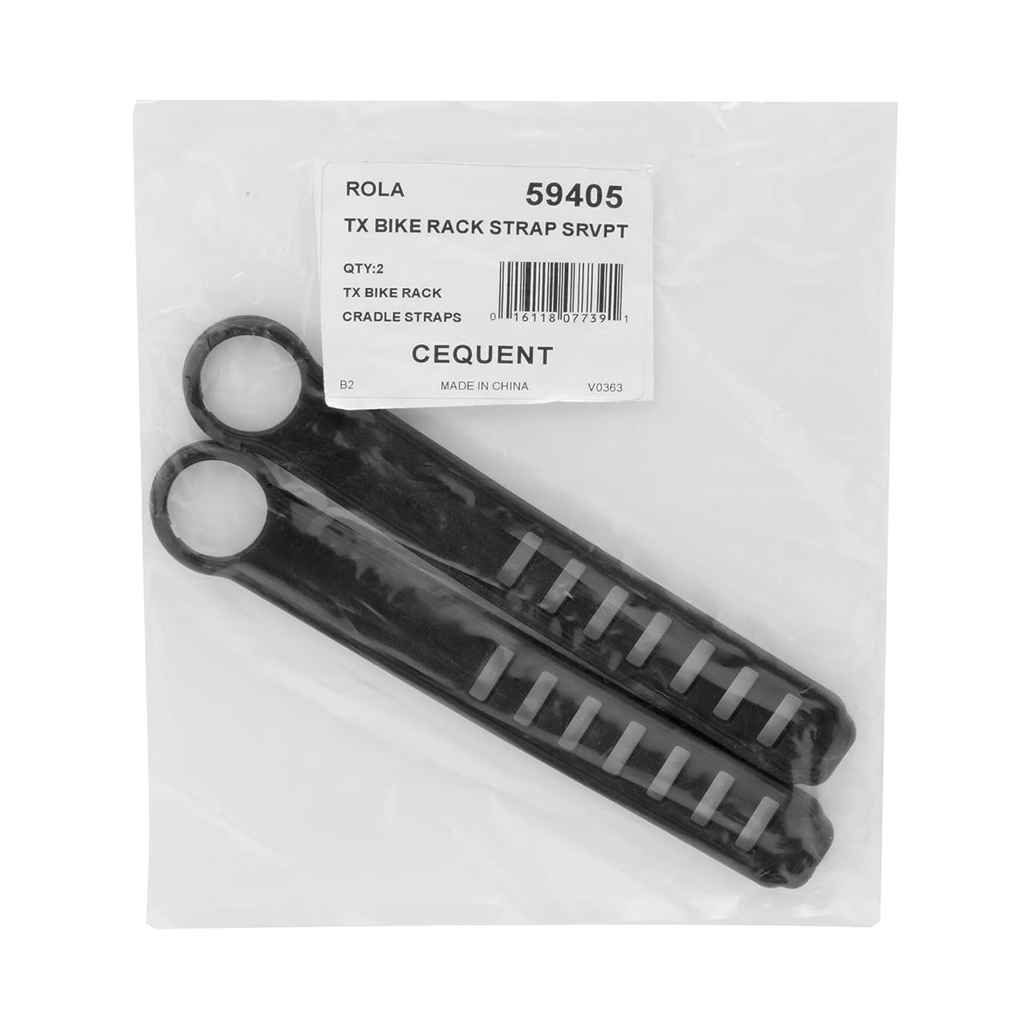 REPLACEMENT PART, TX STRAP (QTY. 2) FOR BIKE RACKS #59400, #59401, #59403