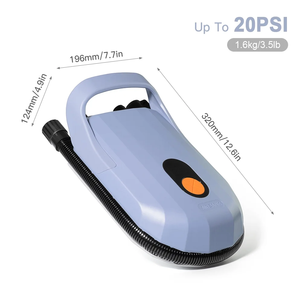 AIRBANK Electric inflator,Inflator With 5pcs Air Nozzlesportable 20psi Nozzles Inflatable Pump Inflation And Deflation Air Pump Inflatable Pump Support Pump Support Inflation12v Air Dazzduo
