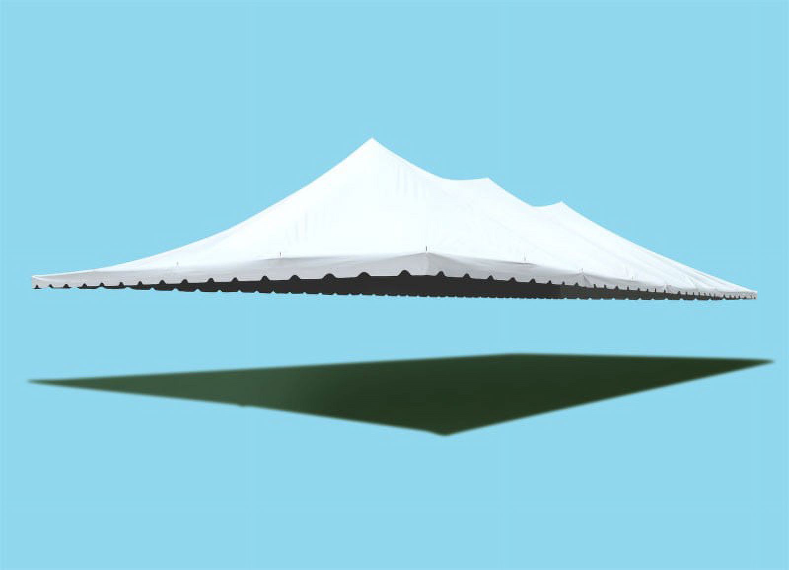 TentandTable Premium Sectional Canopy Pole Party Tent Top Only, White, 40 ft x 100 ft
