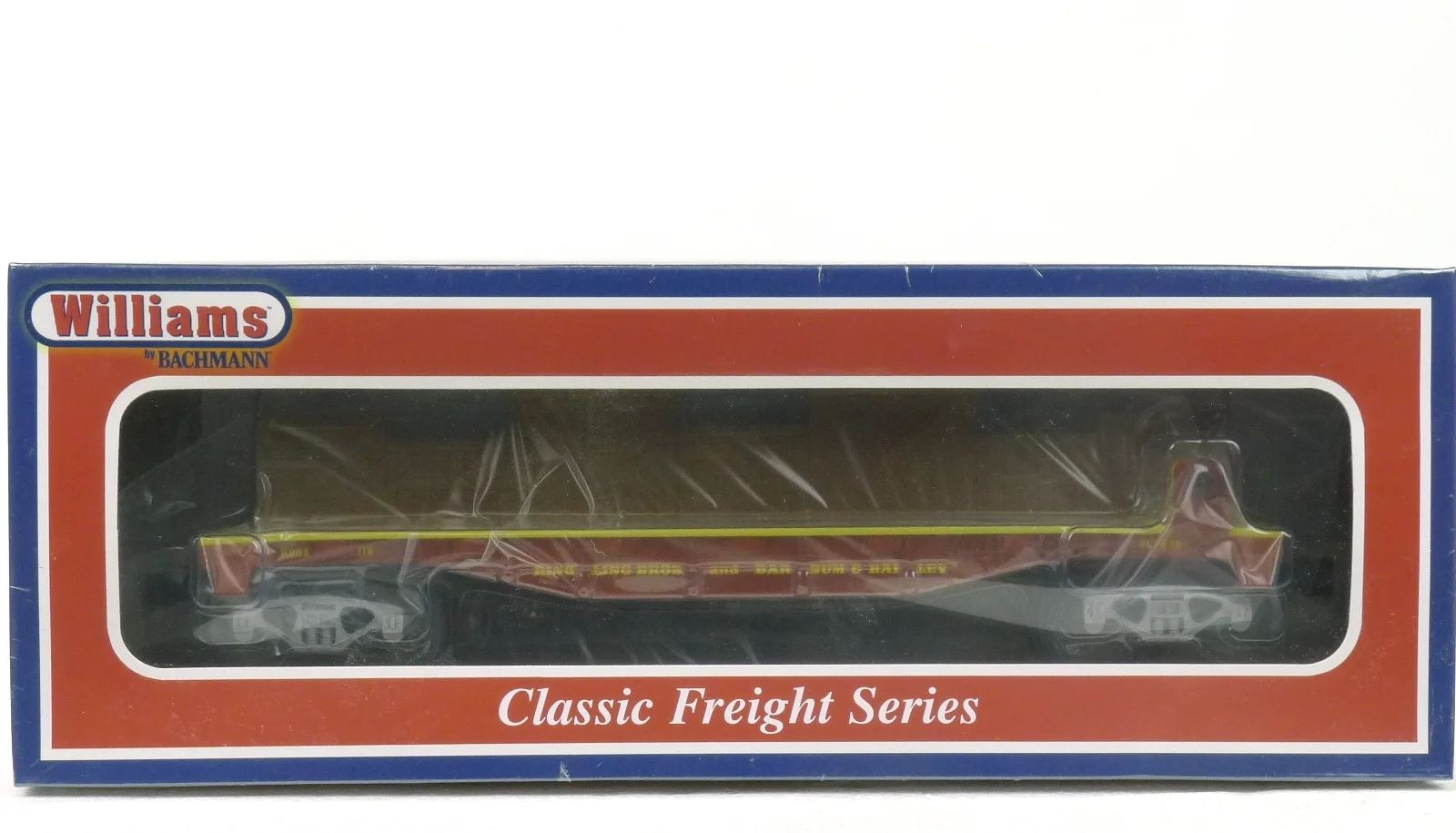 Williams by Bachmann Flat Car with Crates - Ringling Bros. and Barnum and Baily #119 - O Scale