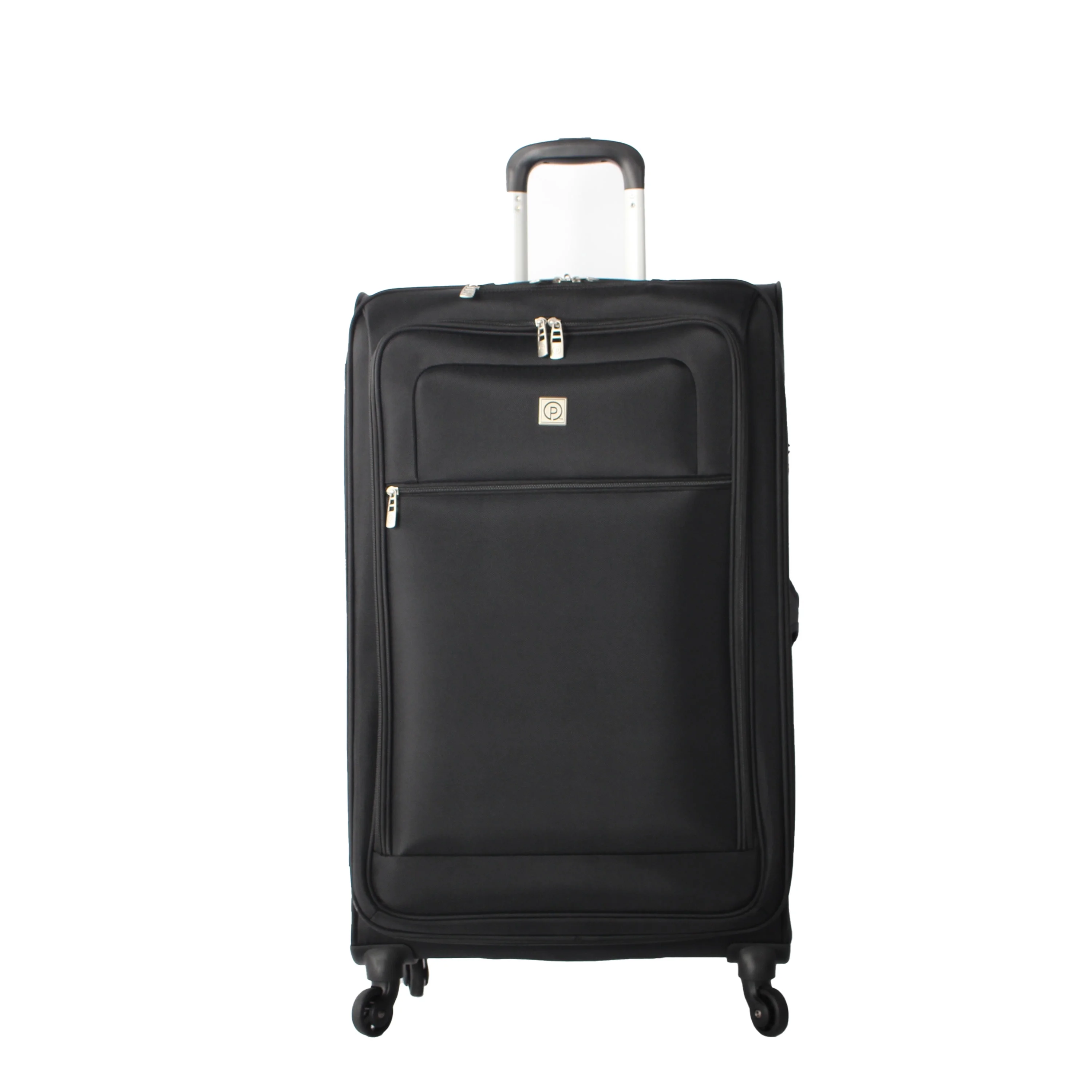 Protege, Arendale Soft Side 28” Expandable Checked Luggage, Black